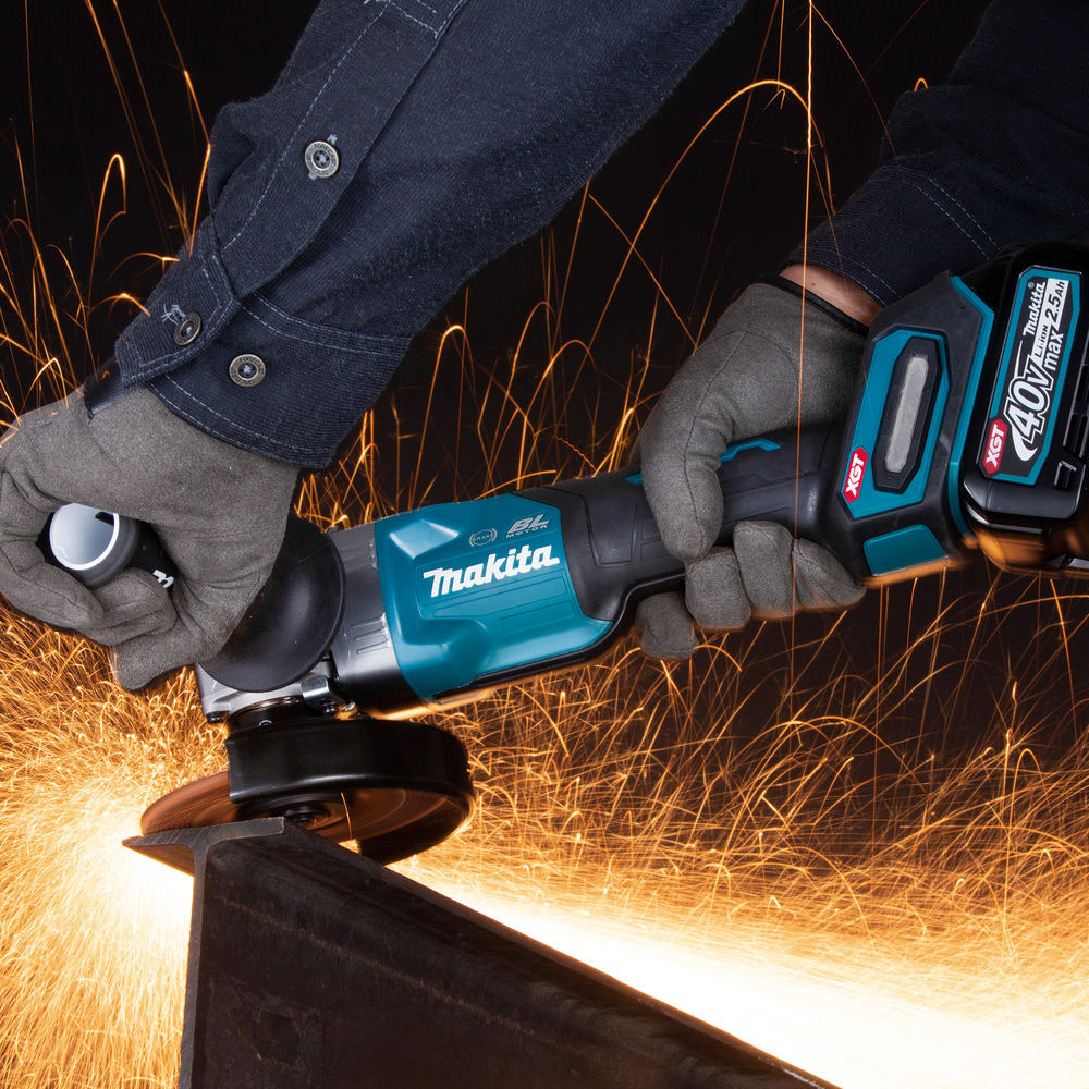 Vinkelsliper Makita GA013GZ 40V XGT Ø125 mm uten Batteri og Lader