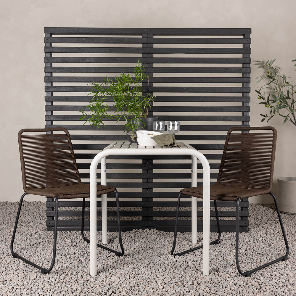 Cafégruppe Venture Home Borneo Bord med 2 Lindos Stoler