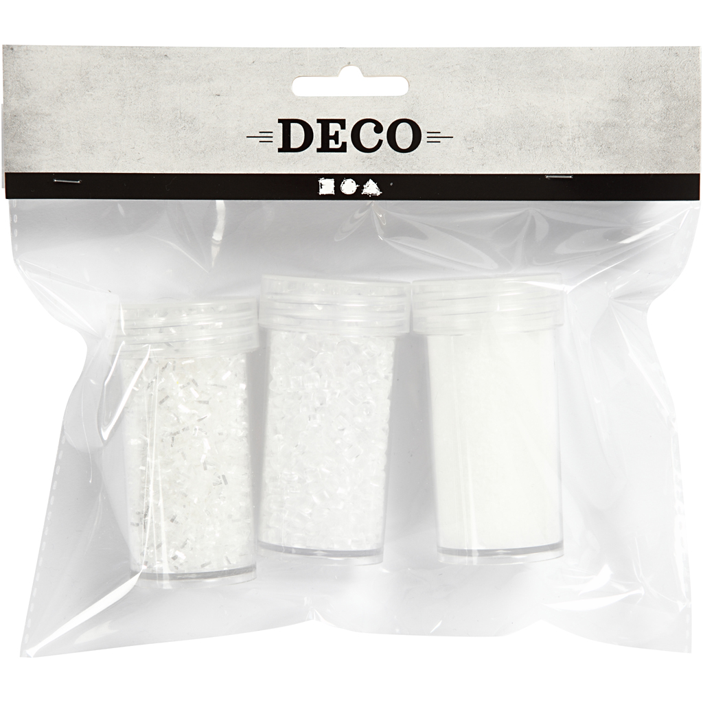 Kunstig Snø Creativ Company Hvit 3 Bokser/1 Pk