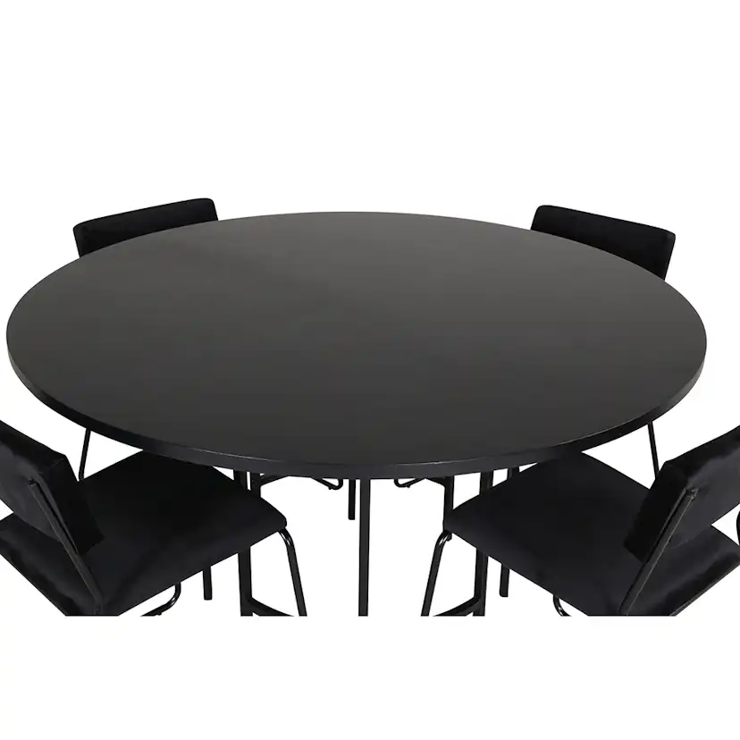 Spisegruppe furniture/fashion Copenhagen Ø140 cm med 4 Kenth Stoler