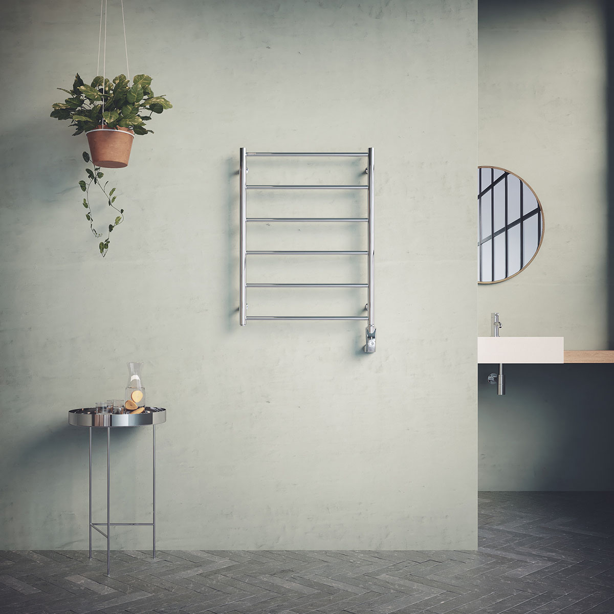 Nääs El Krom, *900x600mm/150w BxH: 600x780 mm. Strøm Krom