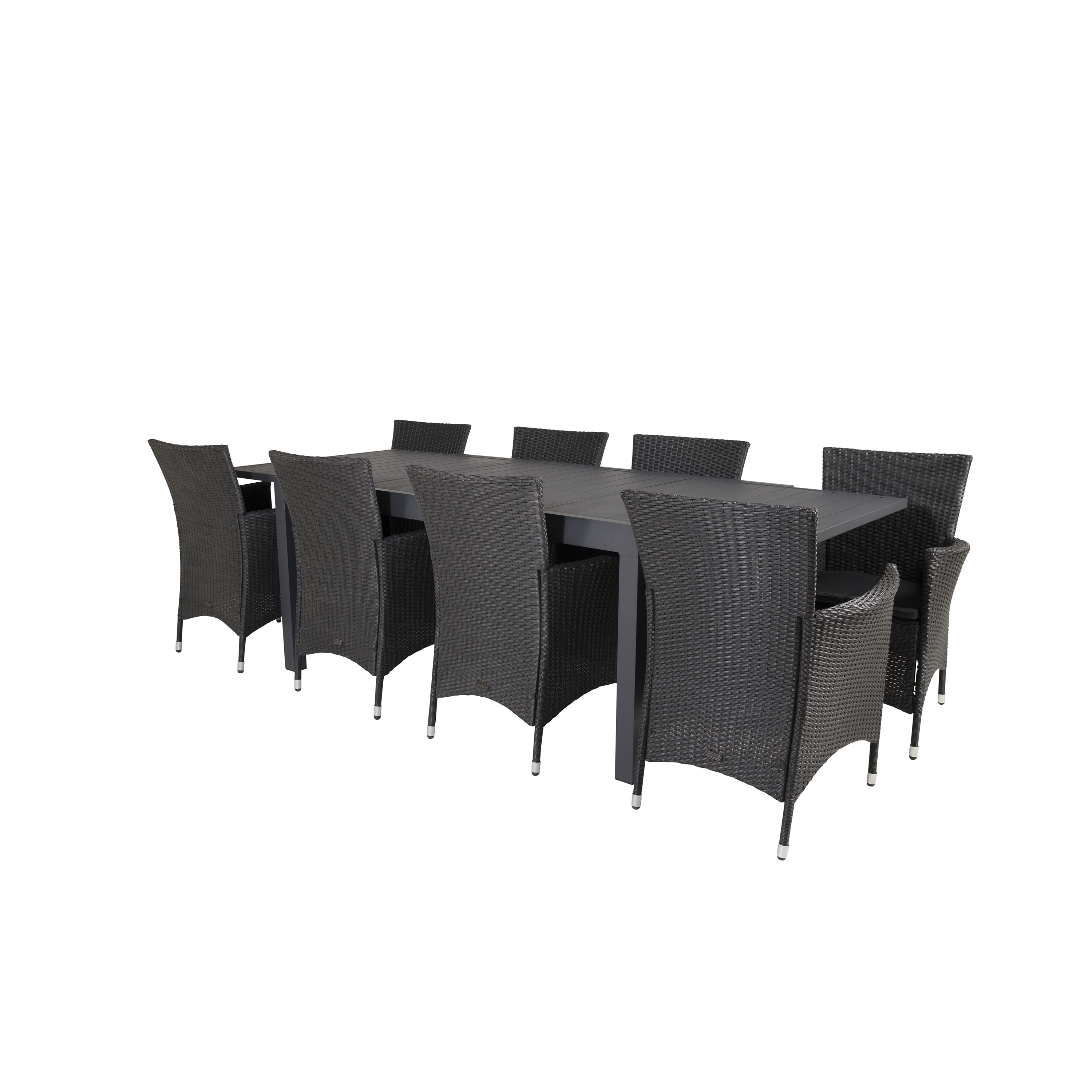 Spisegruppe Venture Home Madrid 160/240 med 8 Kira Stoler