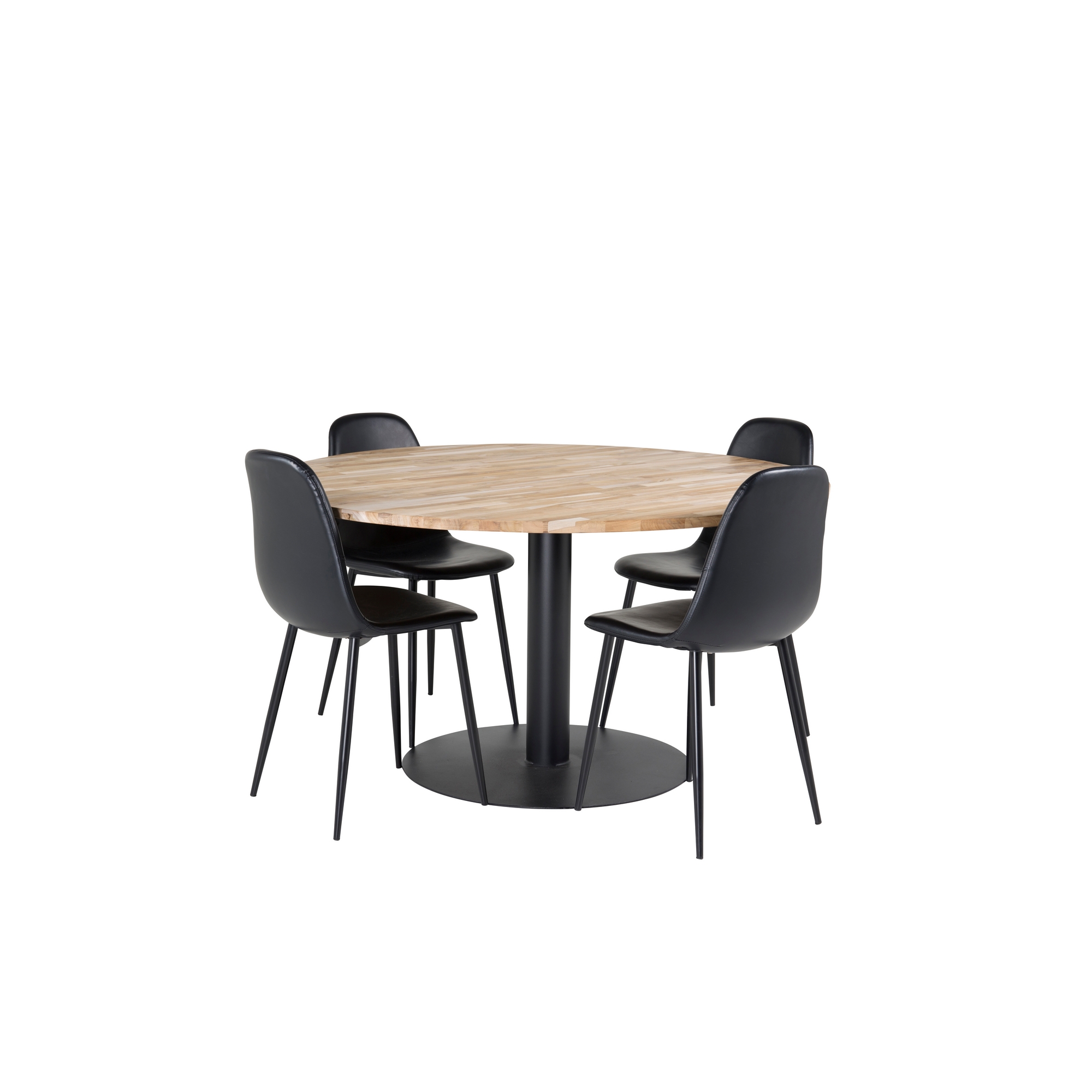Spisegruppe Venture Home Cornelia med 4 Pobbie Stoler
