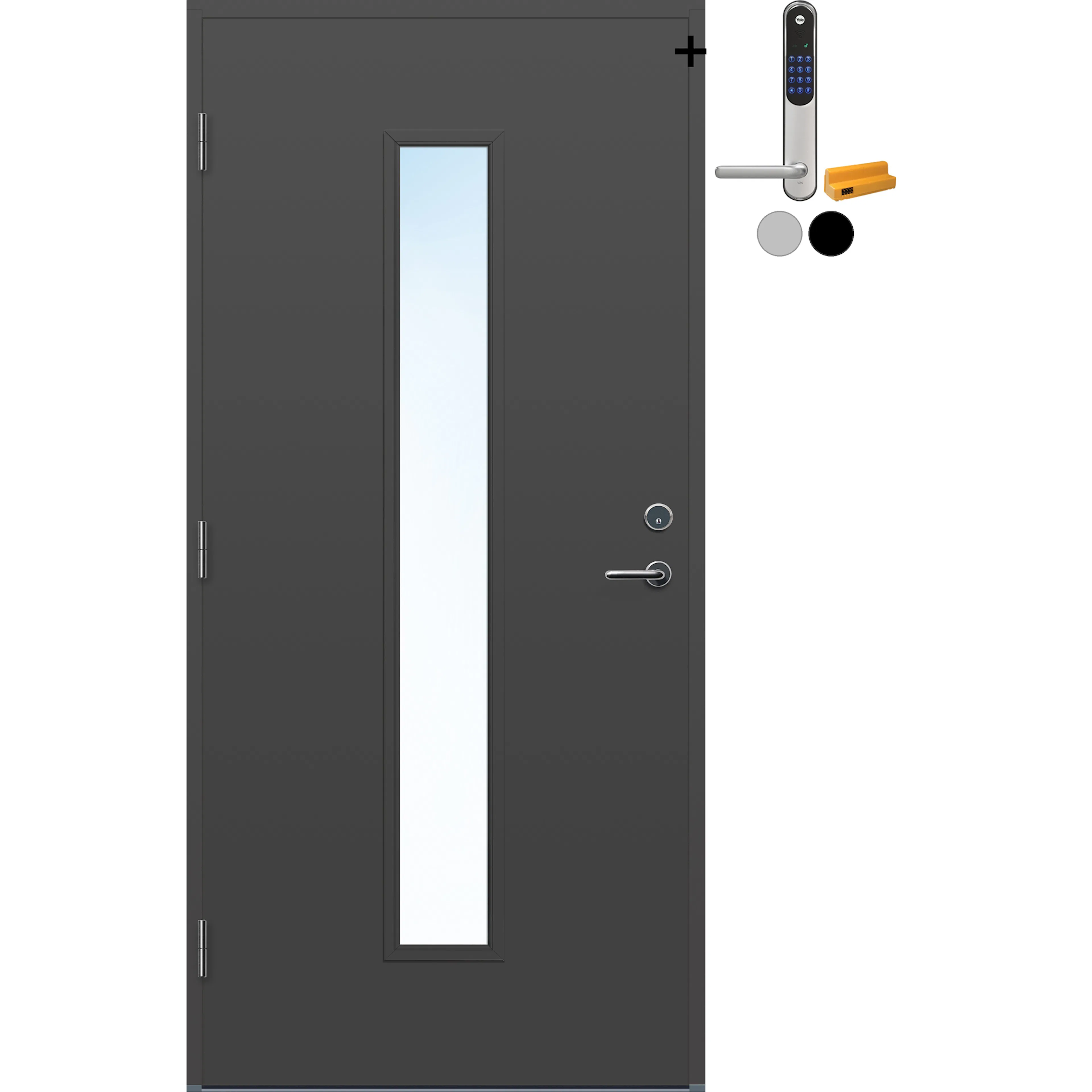 NCS S-7500-N, Mørk Grå