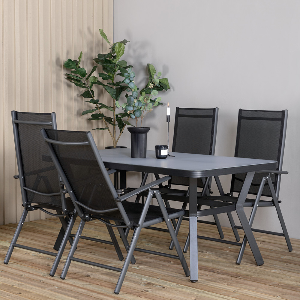 Spisegruppe Venture Home Vyn med 4 Chair Spisestoler