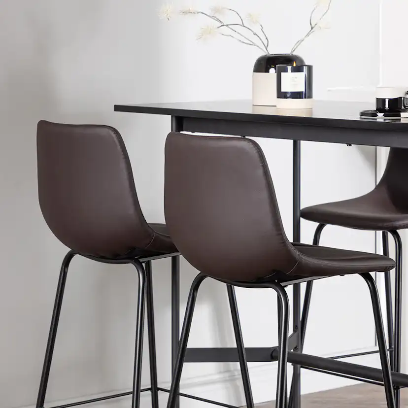 Spisegruppe Venture Home Rax med 4 stk Alexi Stoler