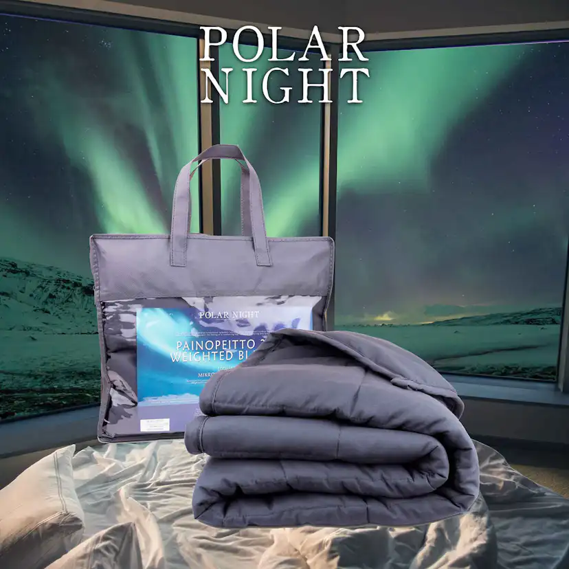 Vektteppe Polar Night Barn 100x150 cm