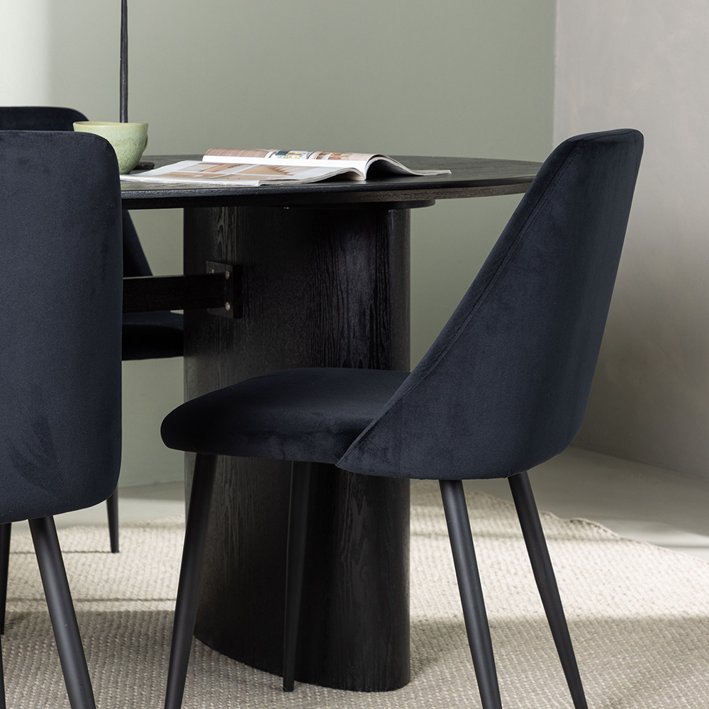Spisegruppe Venture Home Isolde med 4 stk Night Stoler