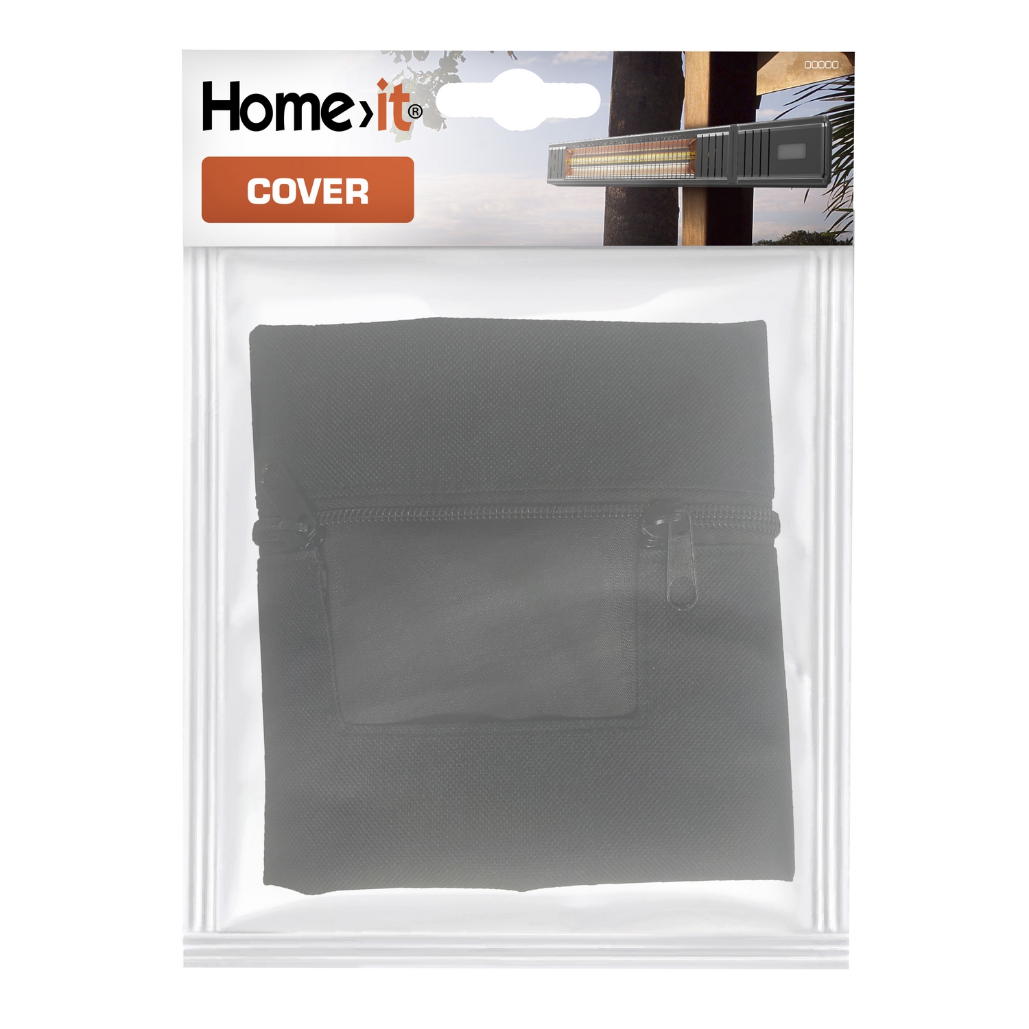 Overtrekk Home it for Vegghengte Terrassevarmere Sort