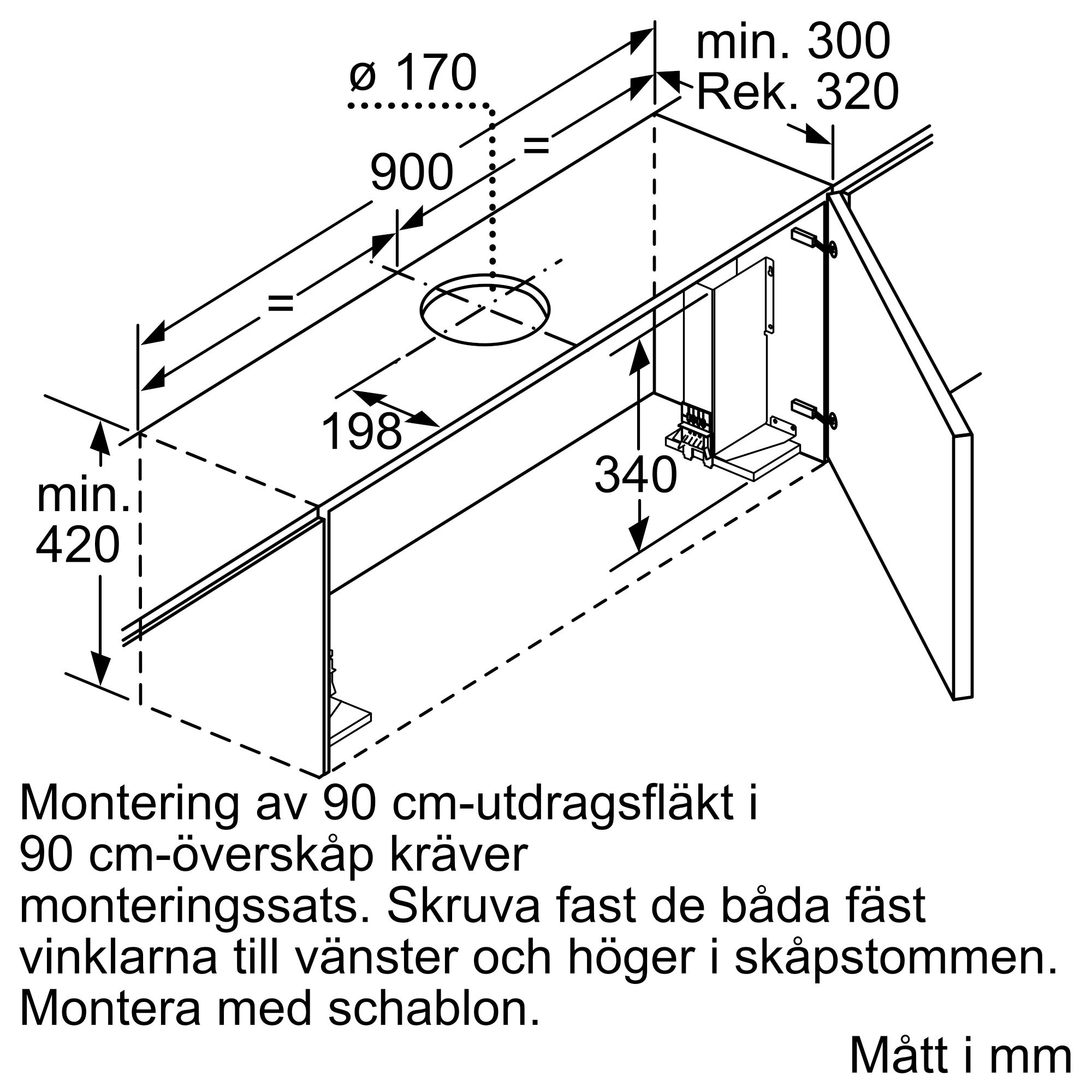 Kjøkkenvifte Siemens LI97RB531
