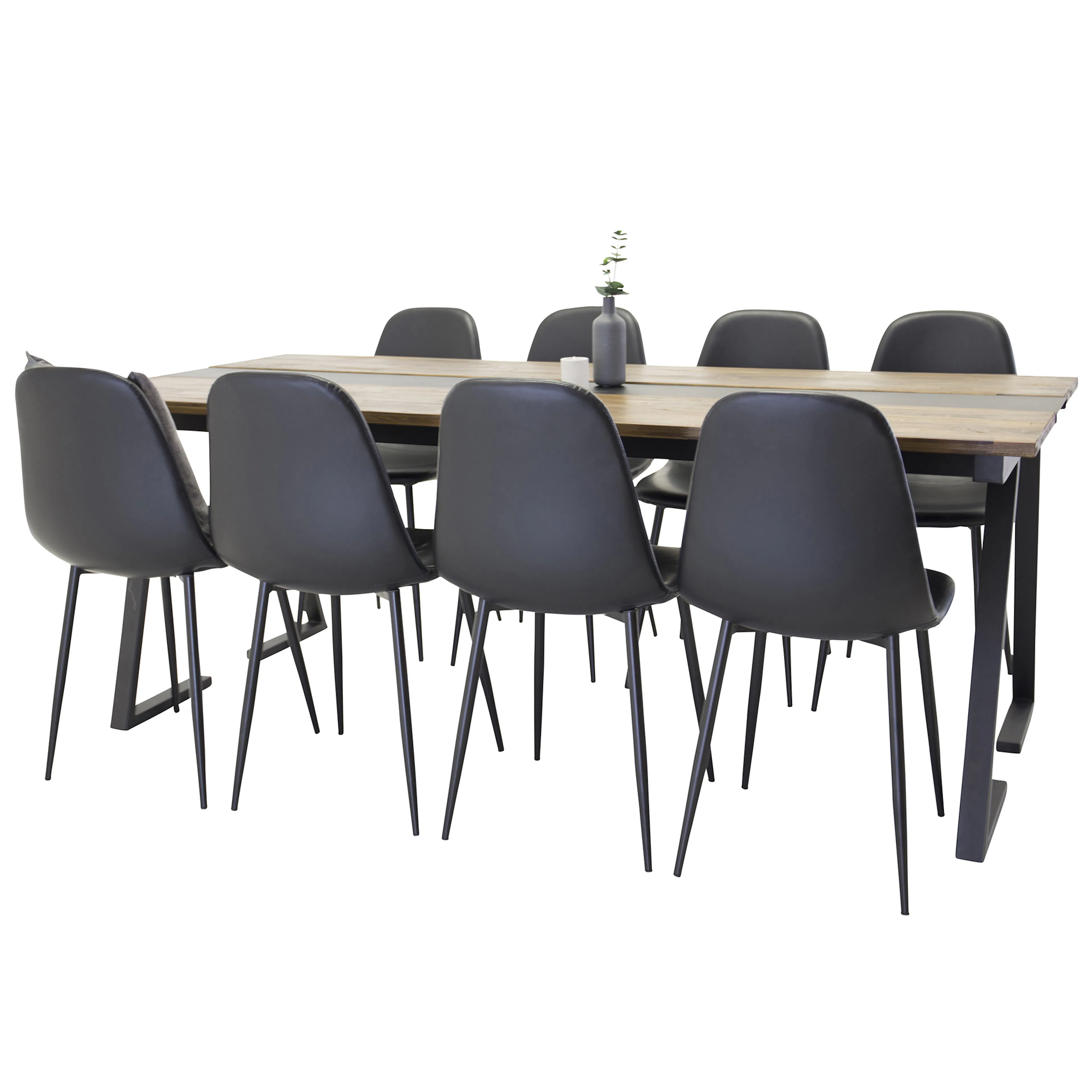 Spisegruppe Venture Home Jane med 8 Pobbie Stoler