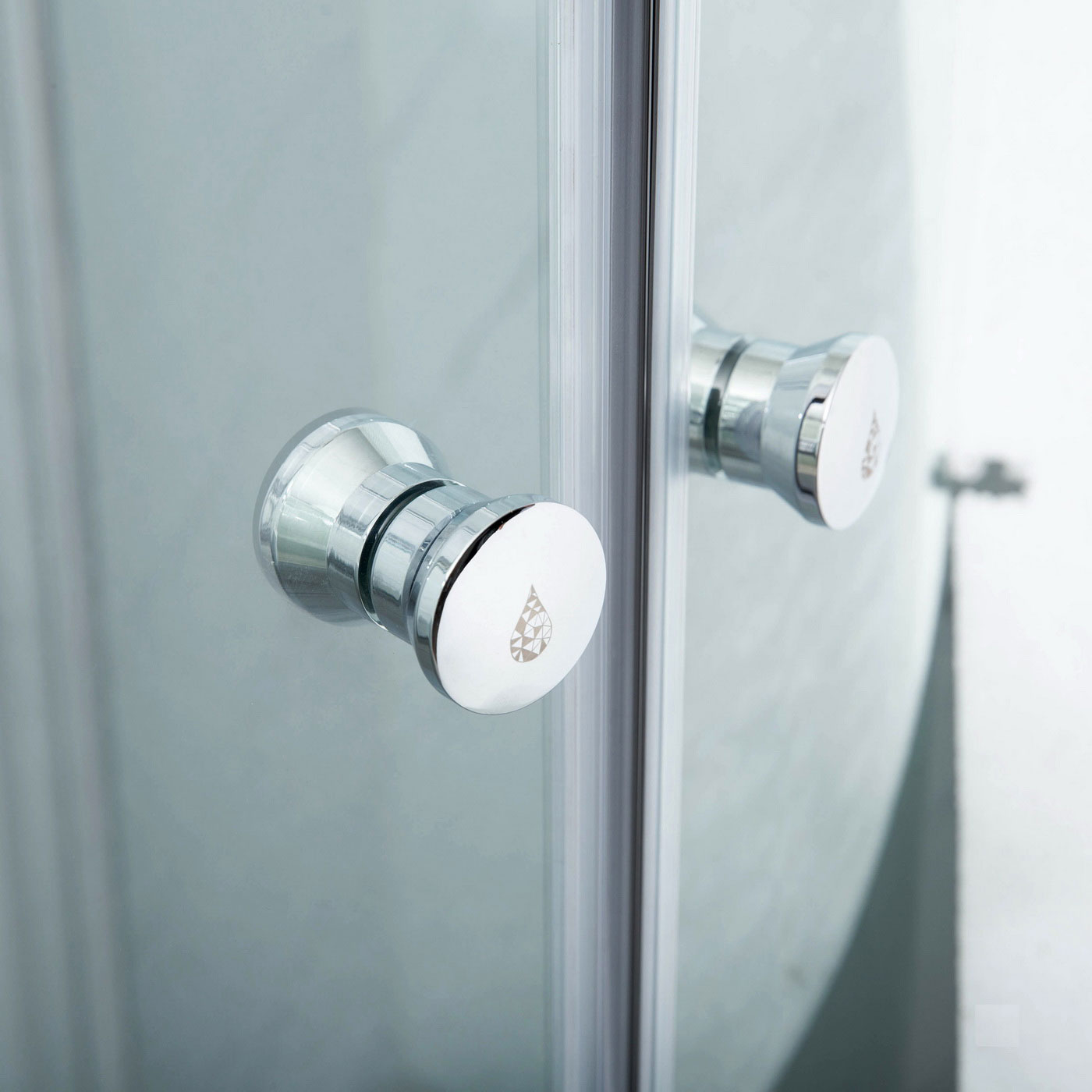 Duschhörn Bathlife Mitt Aluminium