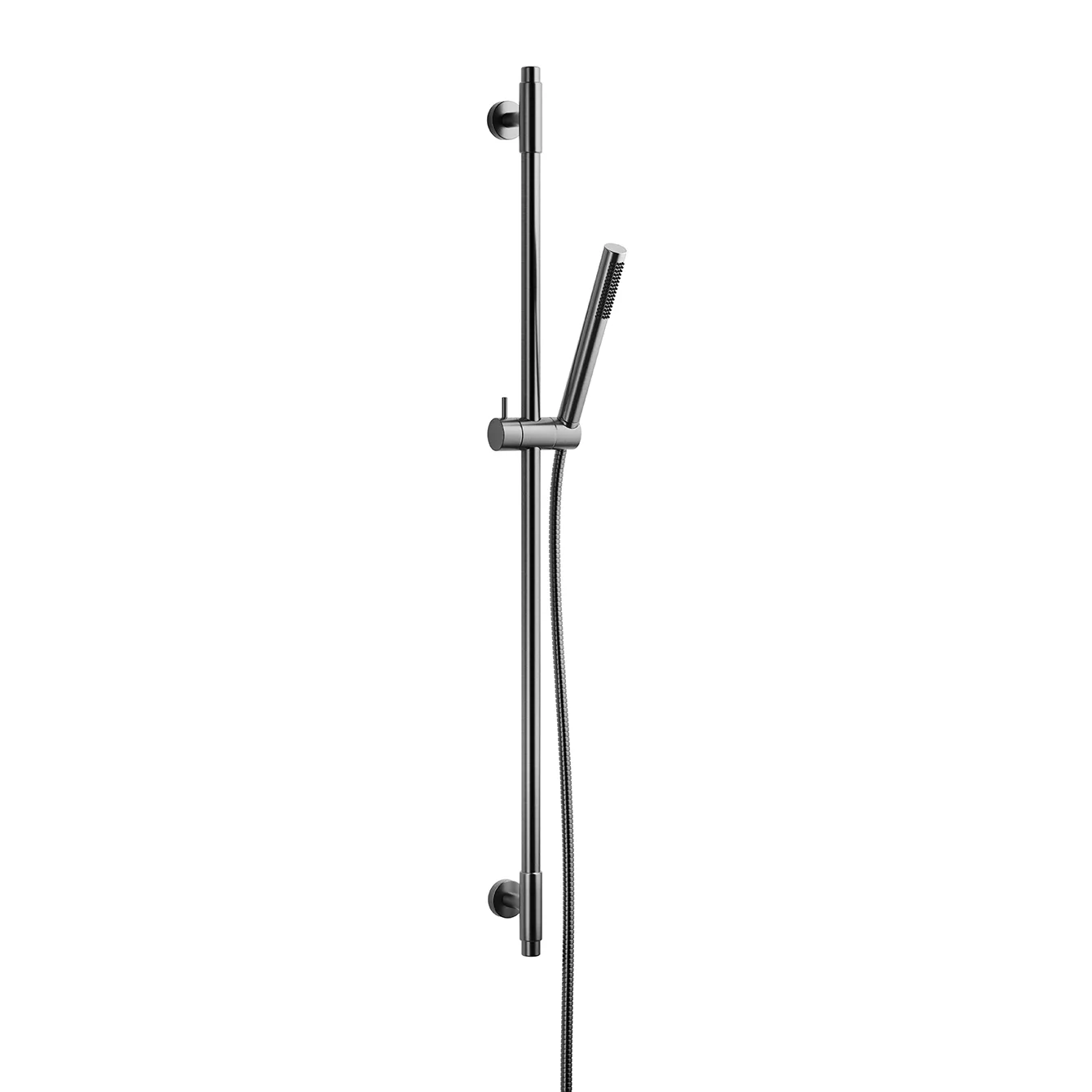 Børstet Black Chrome