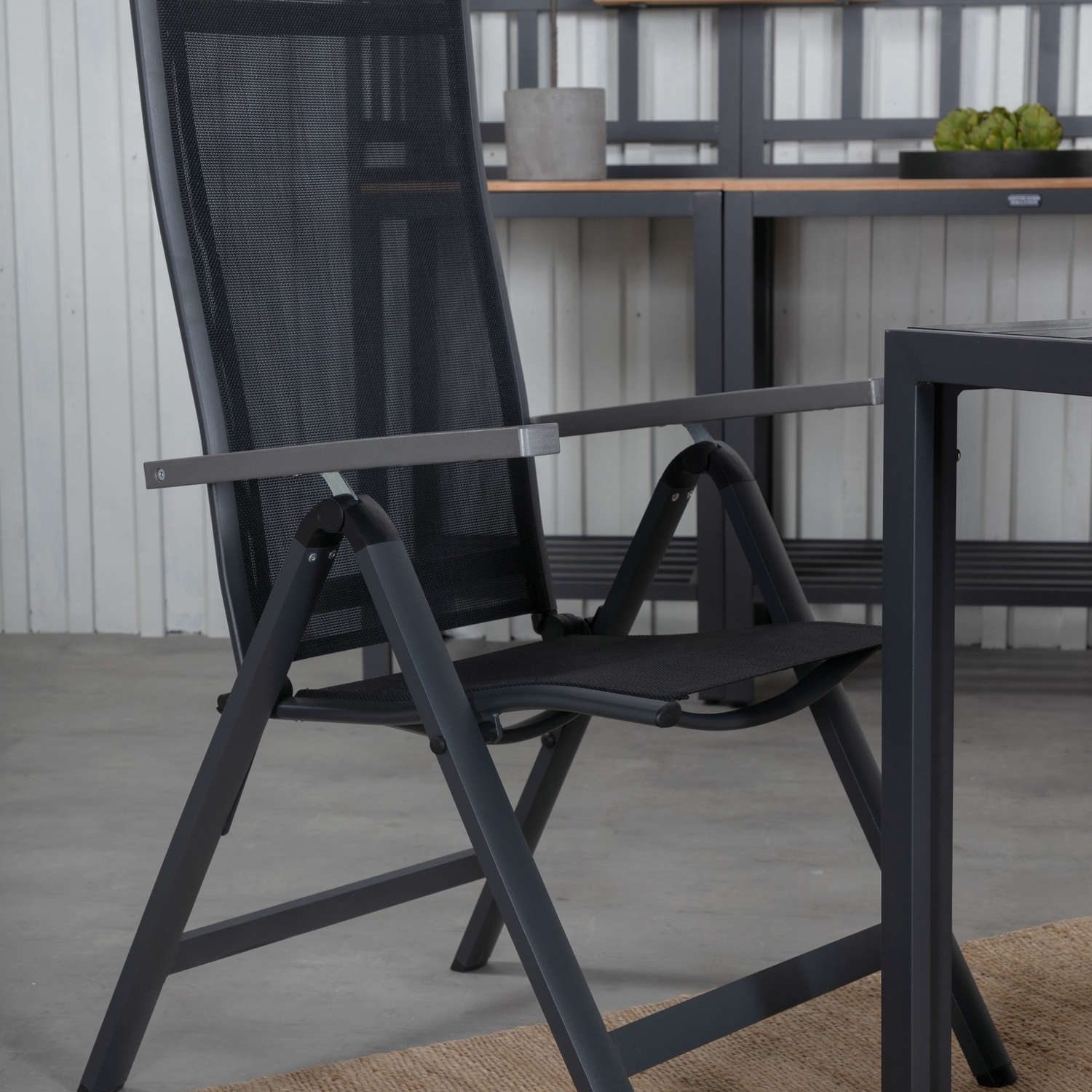 Spisegruppe Venture Home Bront med 6 Aleyna Posisjonsstoler