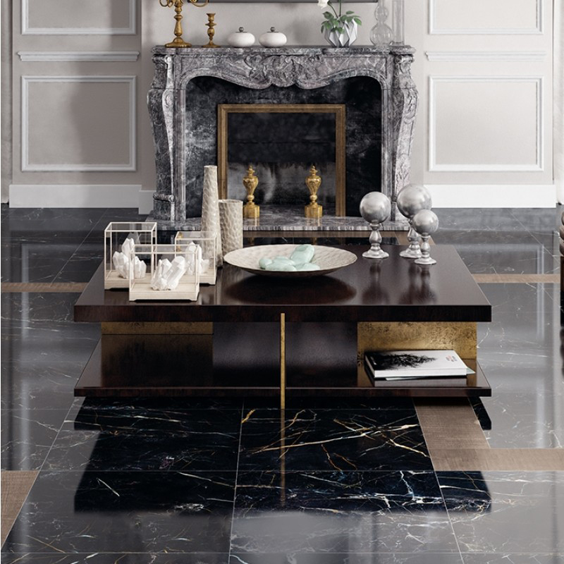 Klinker Ceramiche Keope Elements Lux Port Laurent Sort 60x60 cm