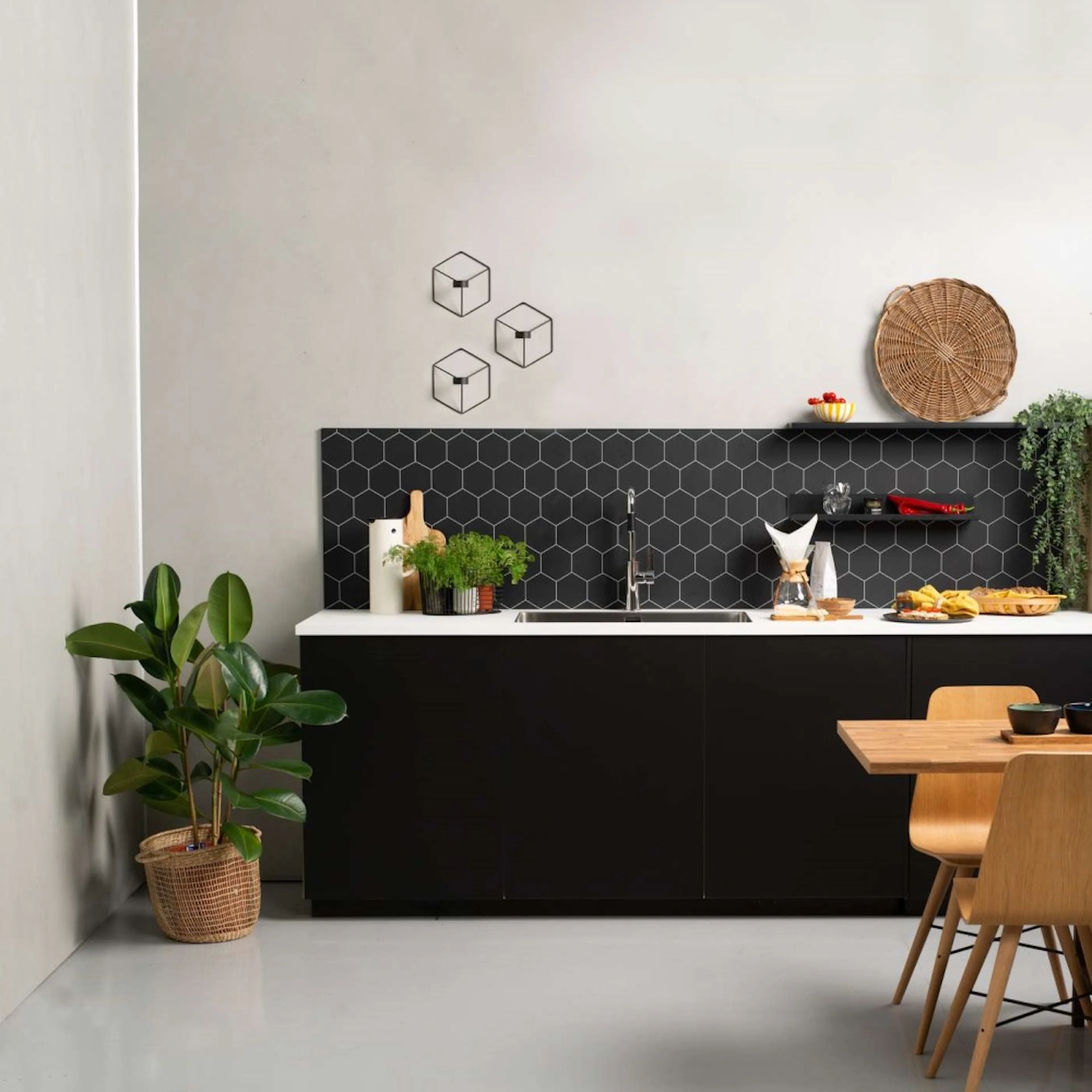 Kitchen Board Fibo 2024-KM71 S Black