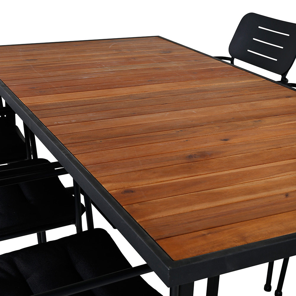 Spisegruppe Venture Home King med 6 Nime Spisestoler