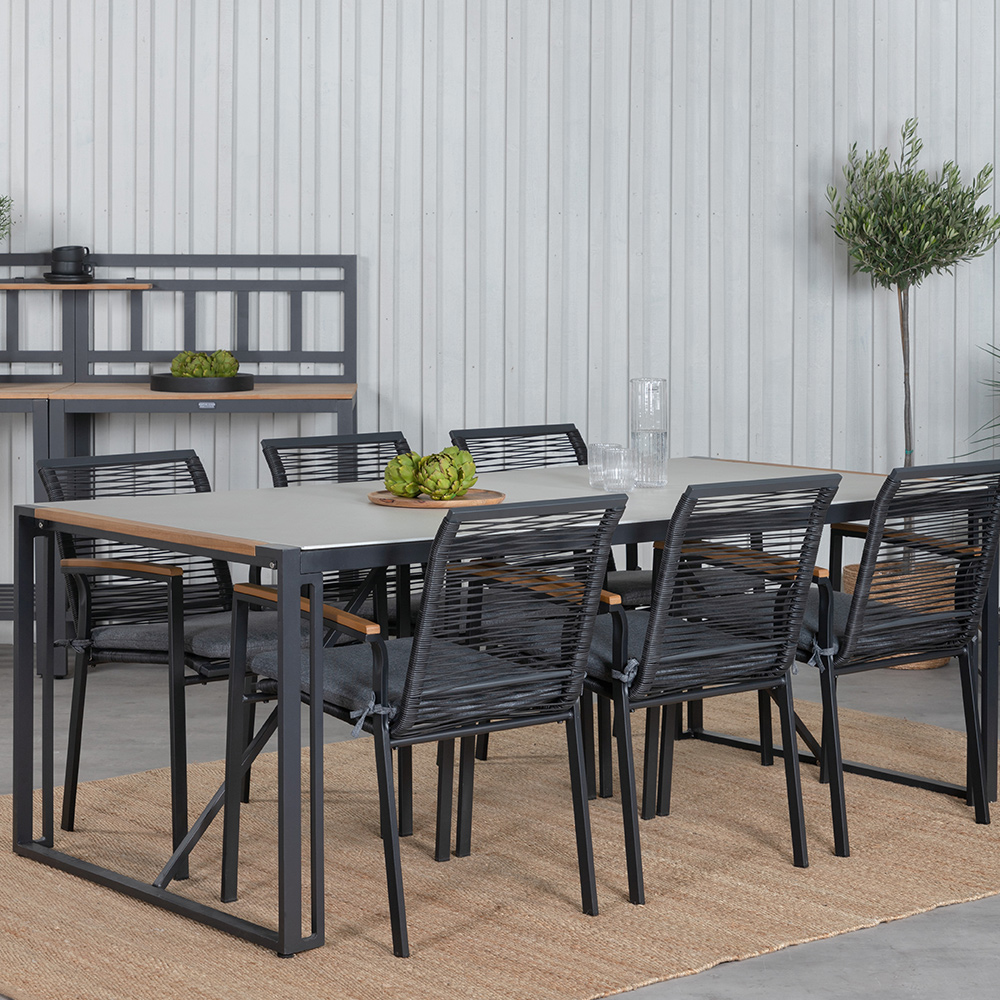 Spisegruppe Venture Home Texas med Deni Stoler