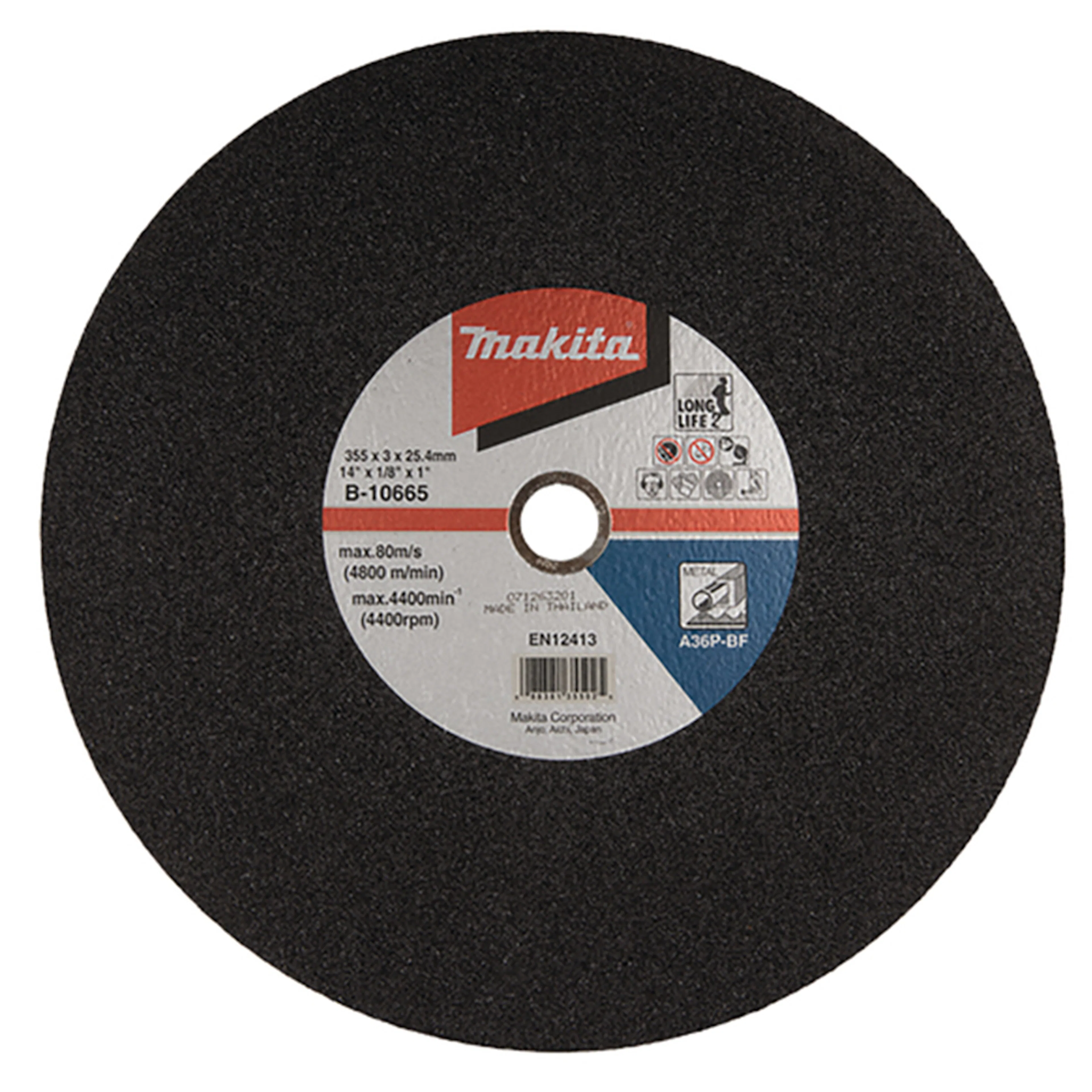 Kappeskive Makita 355 Stål B-10665-5