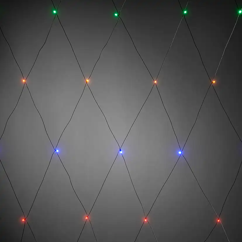 Lysnett Gnosjö Konstsmide 64 stk LED 2x2 m