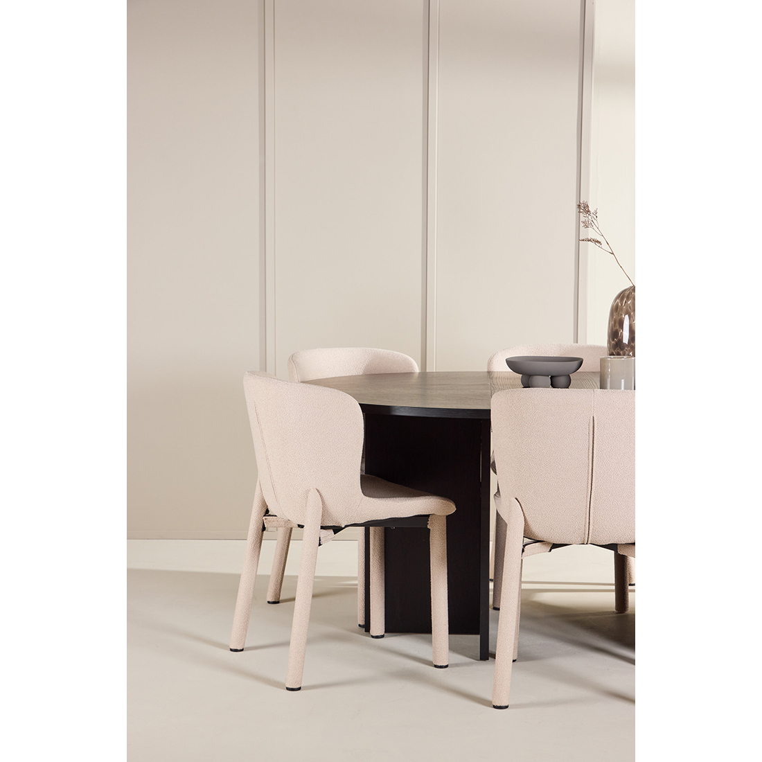 Spisegruppe Venture Home Strada Ø120 cm med 6st Astoria Spisestoler