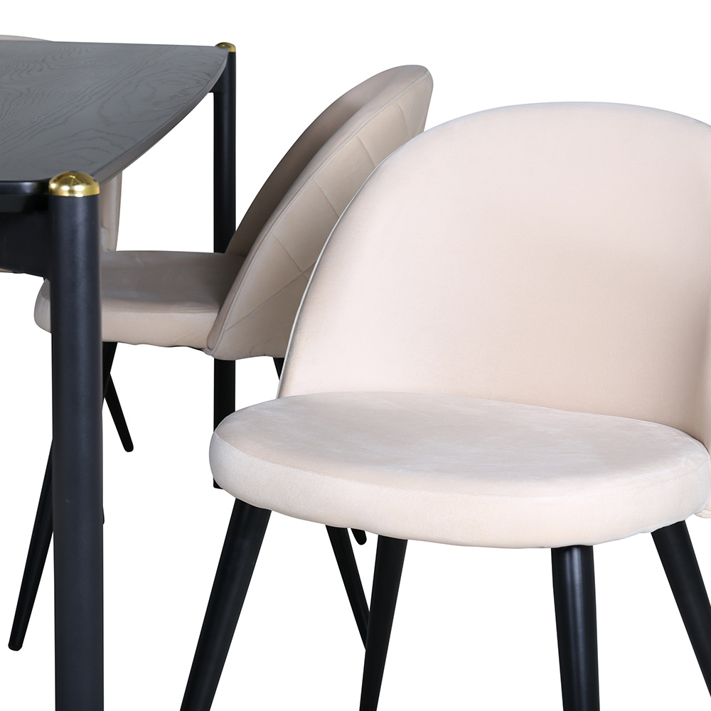 Spisegruppe Venture Home Paris Spisebord og Valentina Stitcthes Spisestol