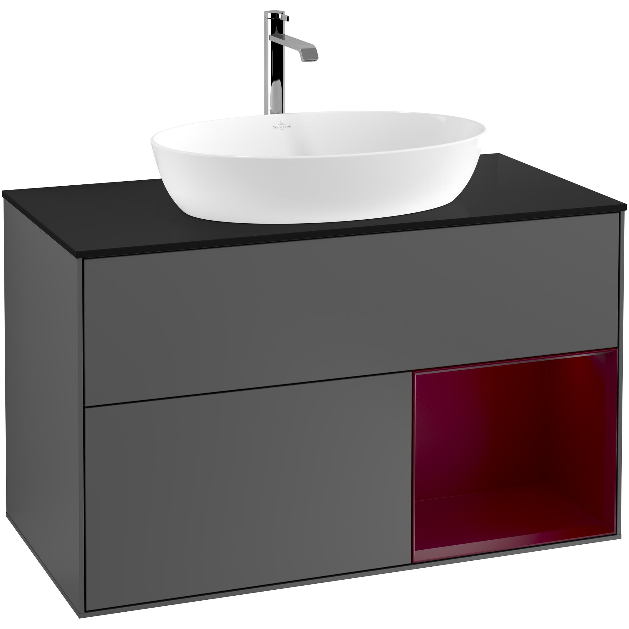 Tvättställsskåp Villeroy & Boch Finion med 2 Lådor Hylla och Bänkskiva för Fristående Tvättställ från Artis & Collaro