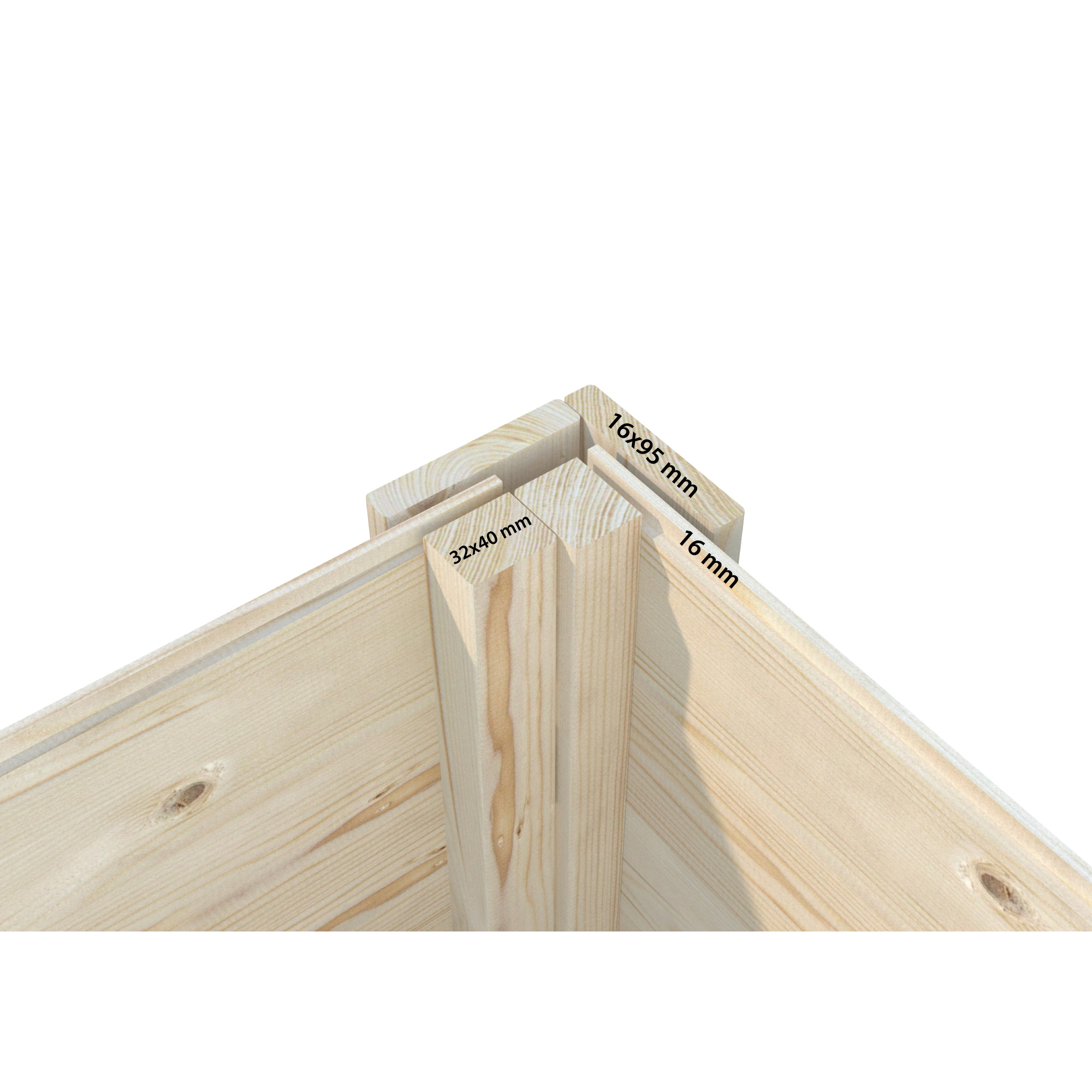 Redskapsbod Palmako Leif 3,1 m2