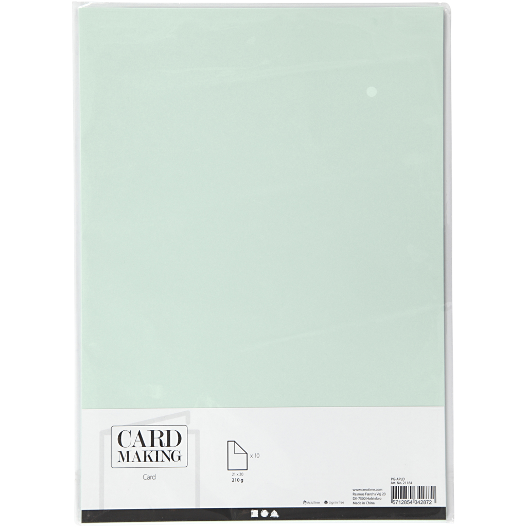Farget Kartong Creativ Company A4 210x297 mm 10 stk 1 Pk