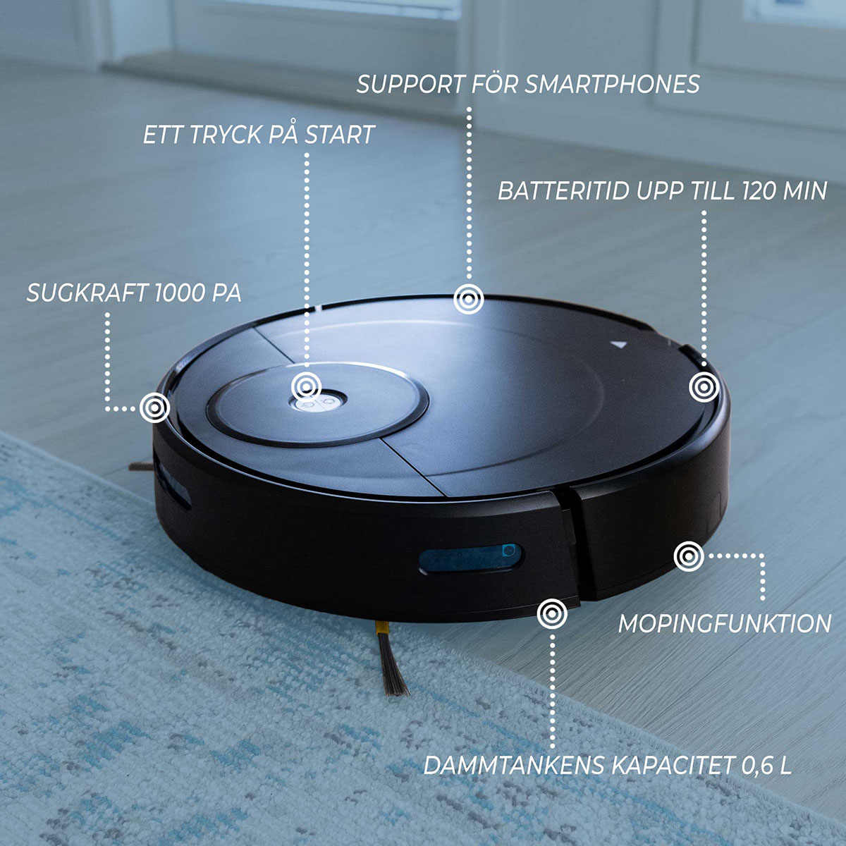 Robotstøvsuger Lykke Pro 2000 V2