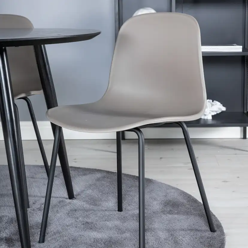 Spisegruppe Venture Home Dipp med 4 Arctic Stoler