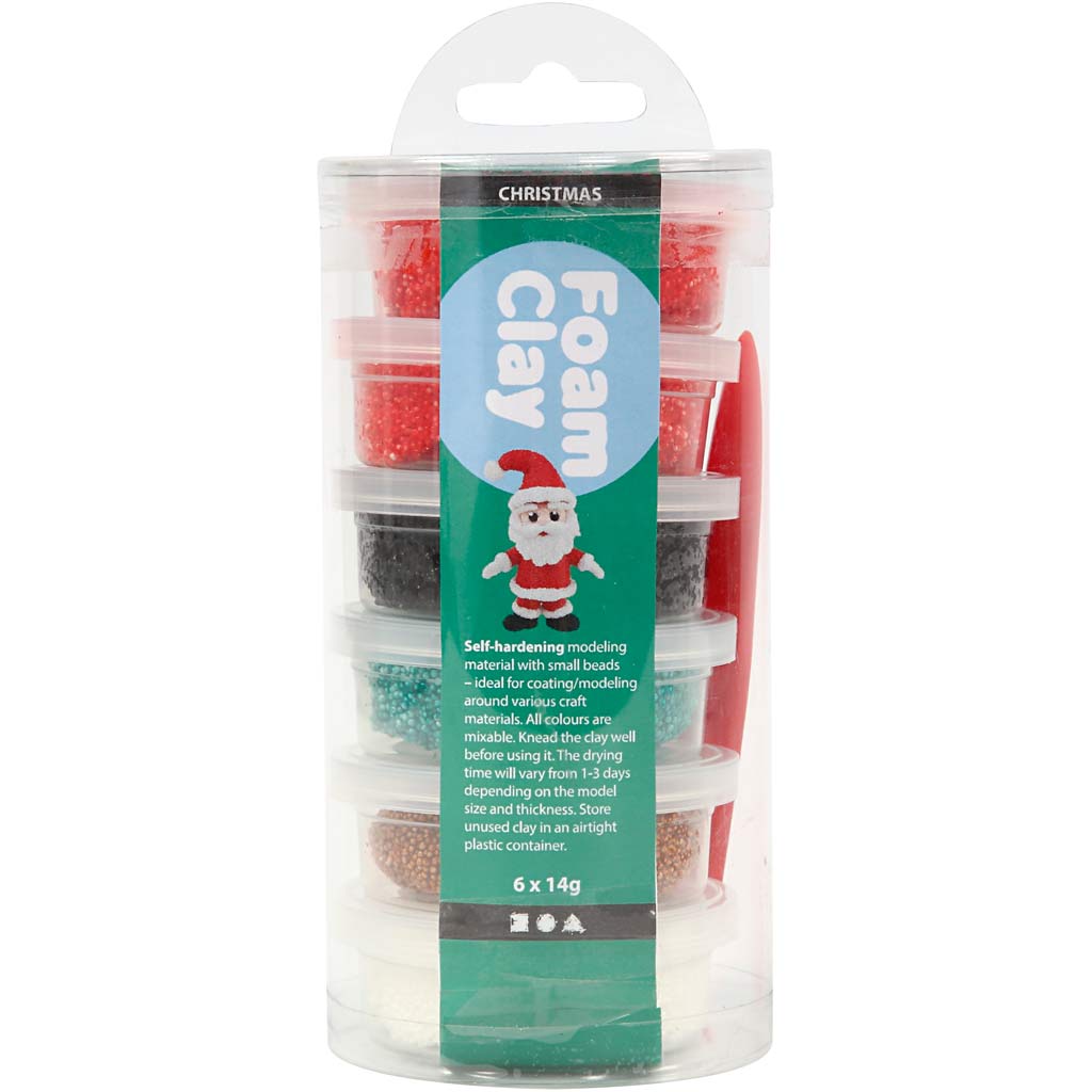 Foam Clay Creativ Company Ass Farger 6x14 g/1 Pk