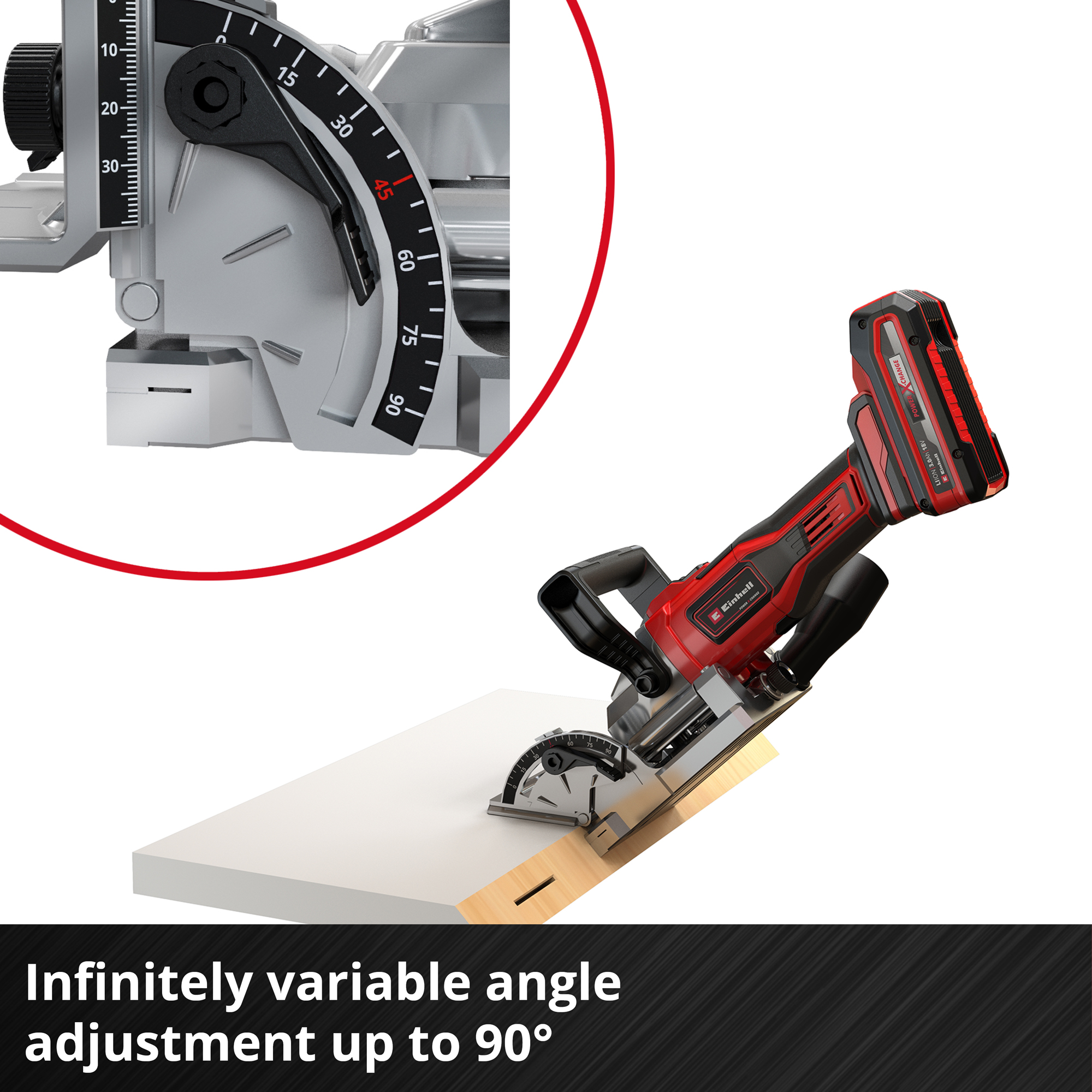 Lamellfres Einhell TE-BJ 18V Uten Batteri og Lader
