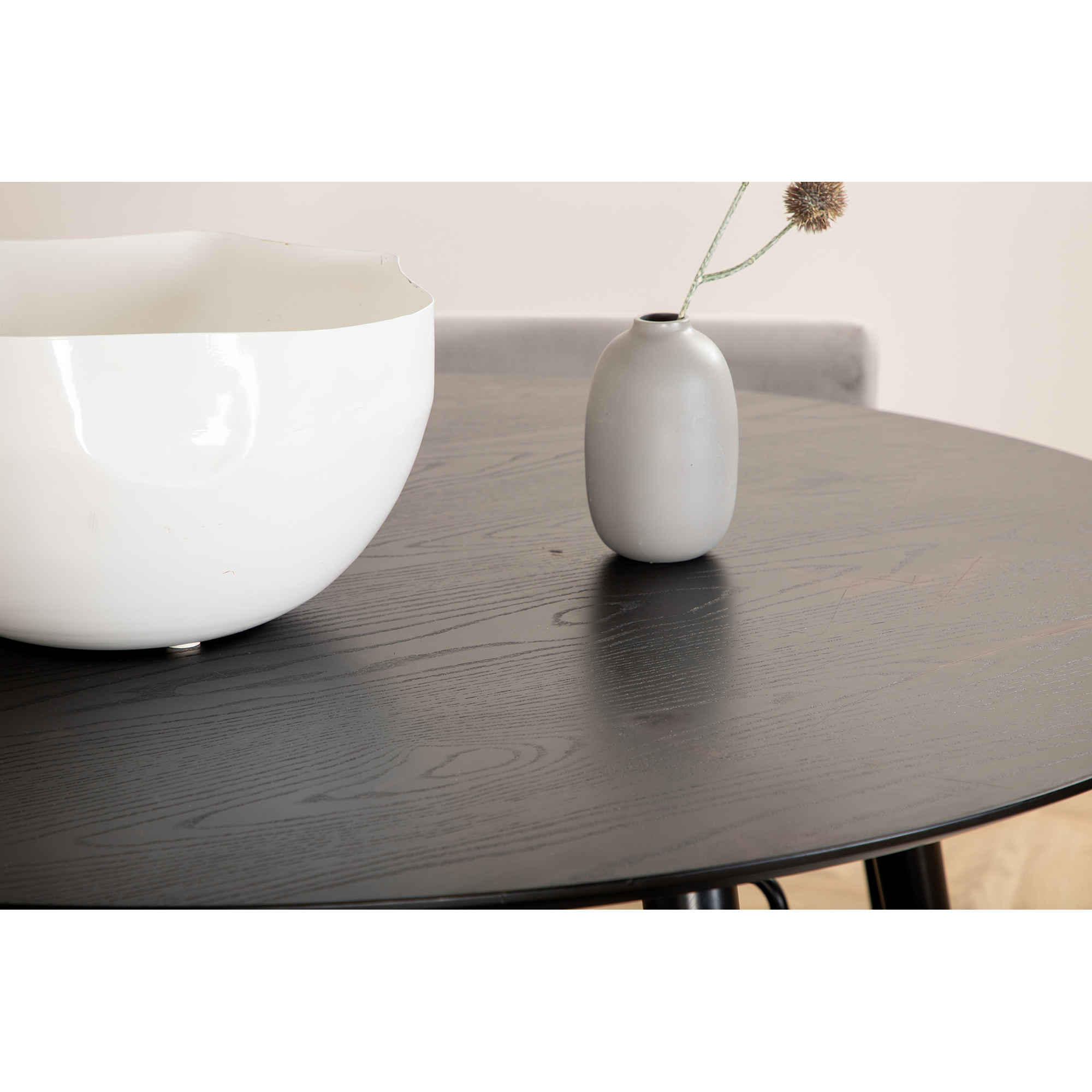 Spisegruppe Venture Home Dipp Ø115 cm med 4 Kenth Stoler