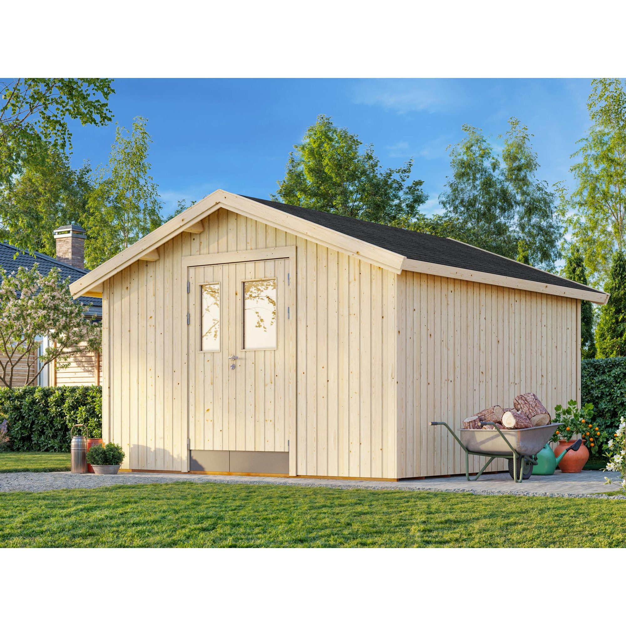 Redskapsbod Palmako Lucas 12,3 m2