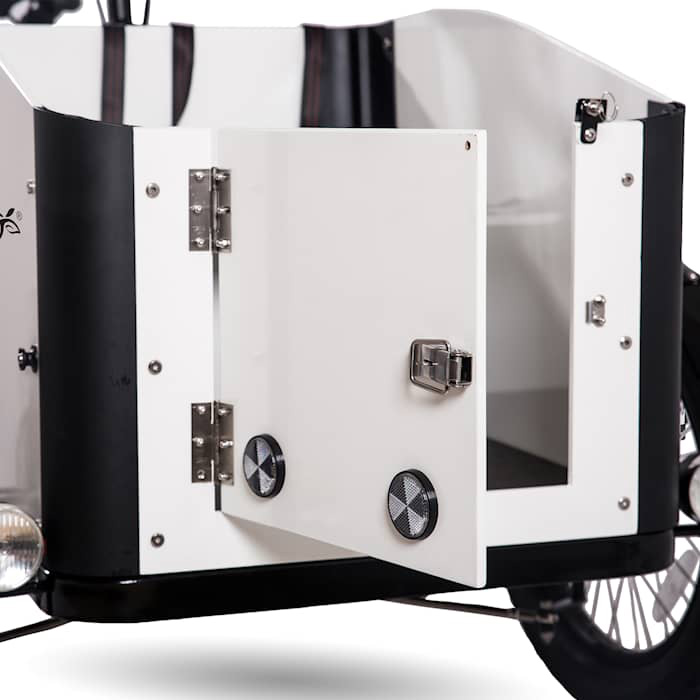 Elsykkel Lyfco Cargobike med Åpningsbar kasse - 17,5 Ah