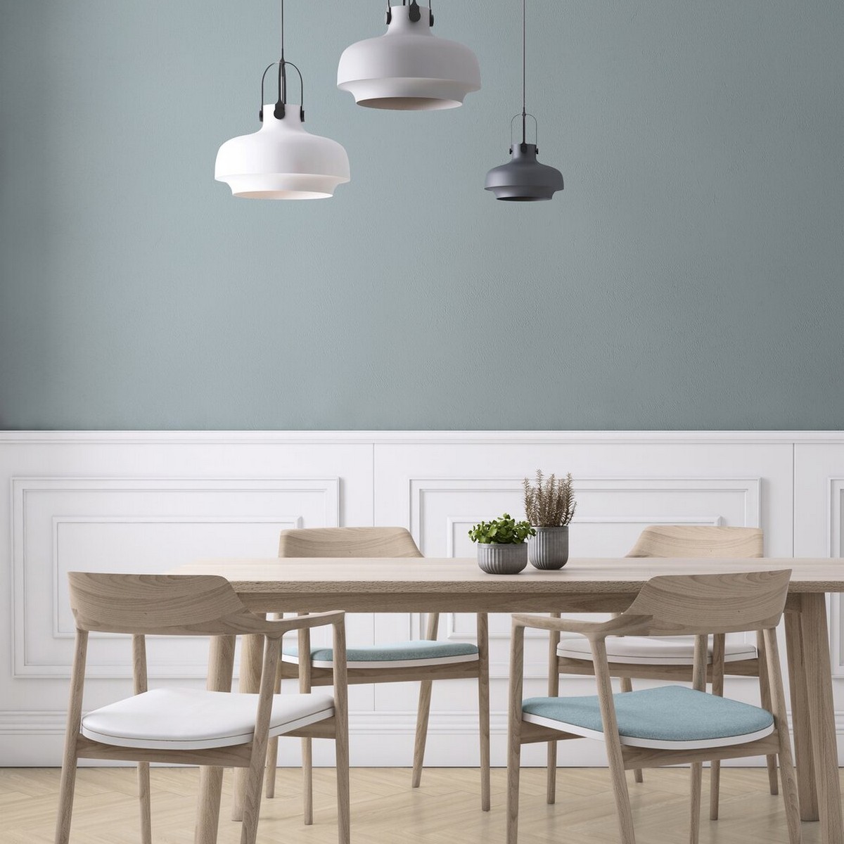 Vinylgulv Gerflor Virtuo 55 Rigid Acoustic Blomma Light Herringbone