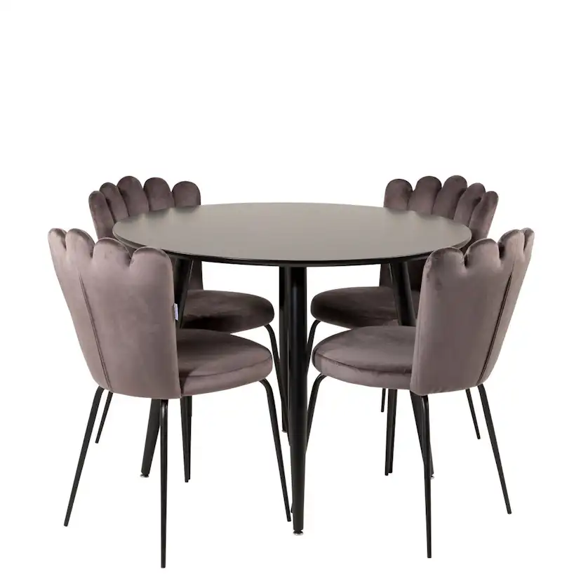 Spisegruppe Venture Home Plaza med 4stk Limhamn Stoler