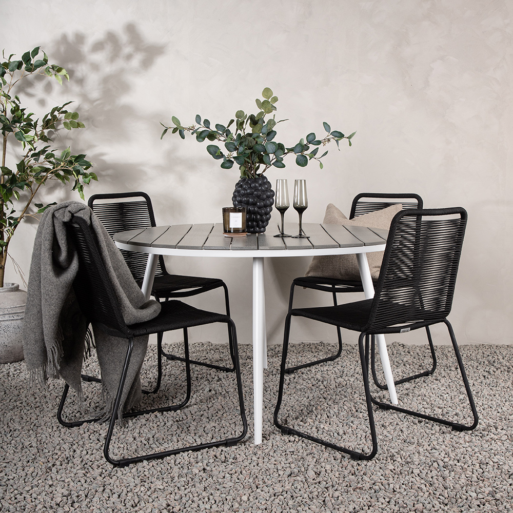 Spisegruppe Venture Home Break med 4 Lindos Stoler