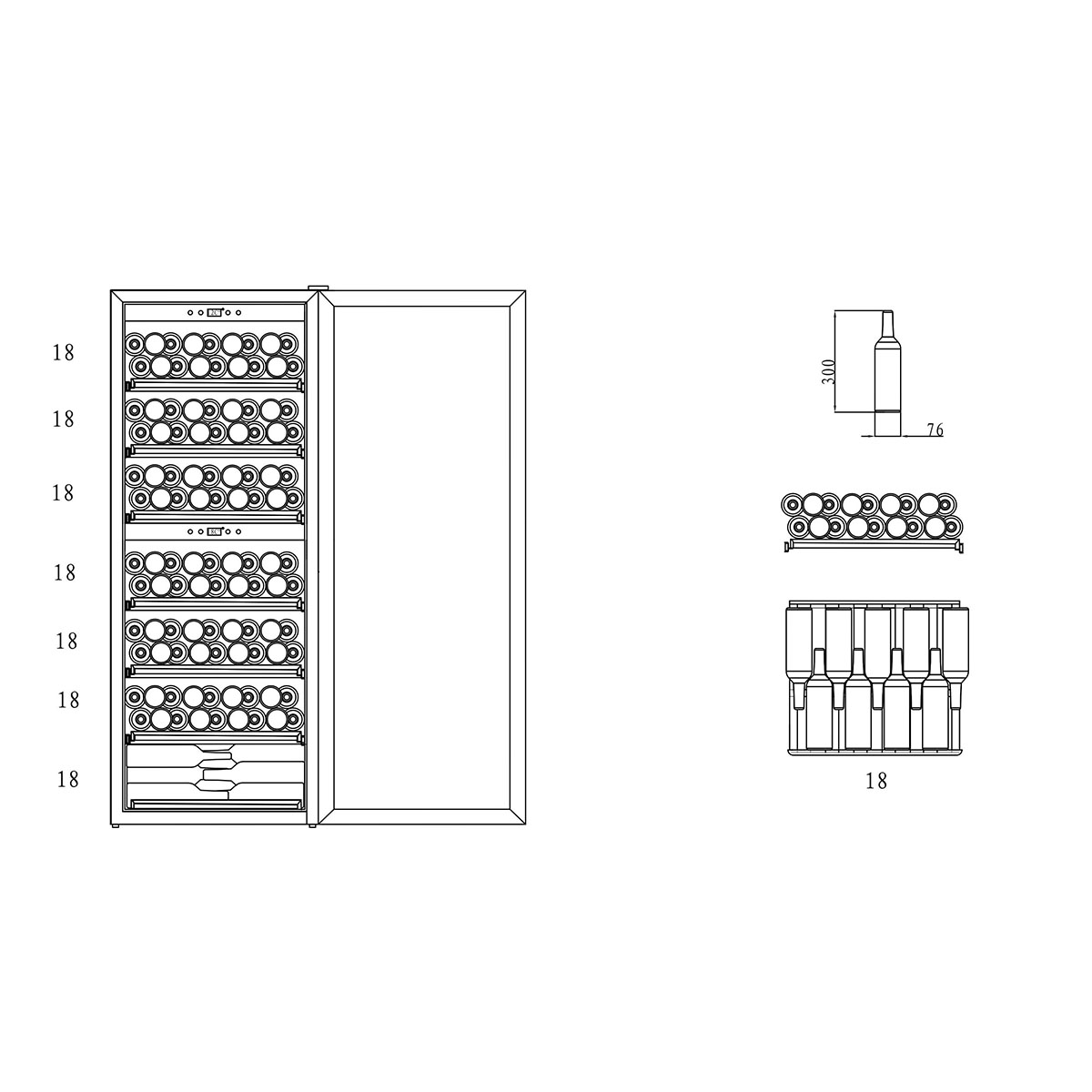 Vinskap mQuvée WineExpert 126 Fullglass
