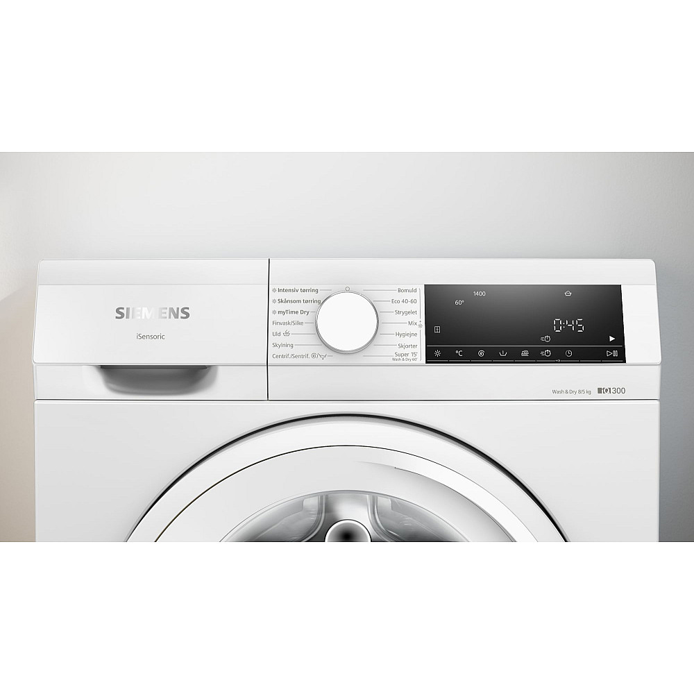 Vaskemaskin med Tørketrommel Siemens iQ300 WN34A1L0DN Hurtigvask