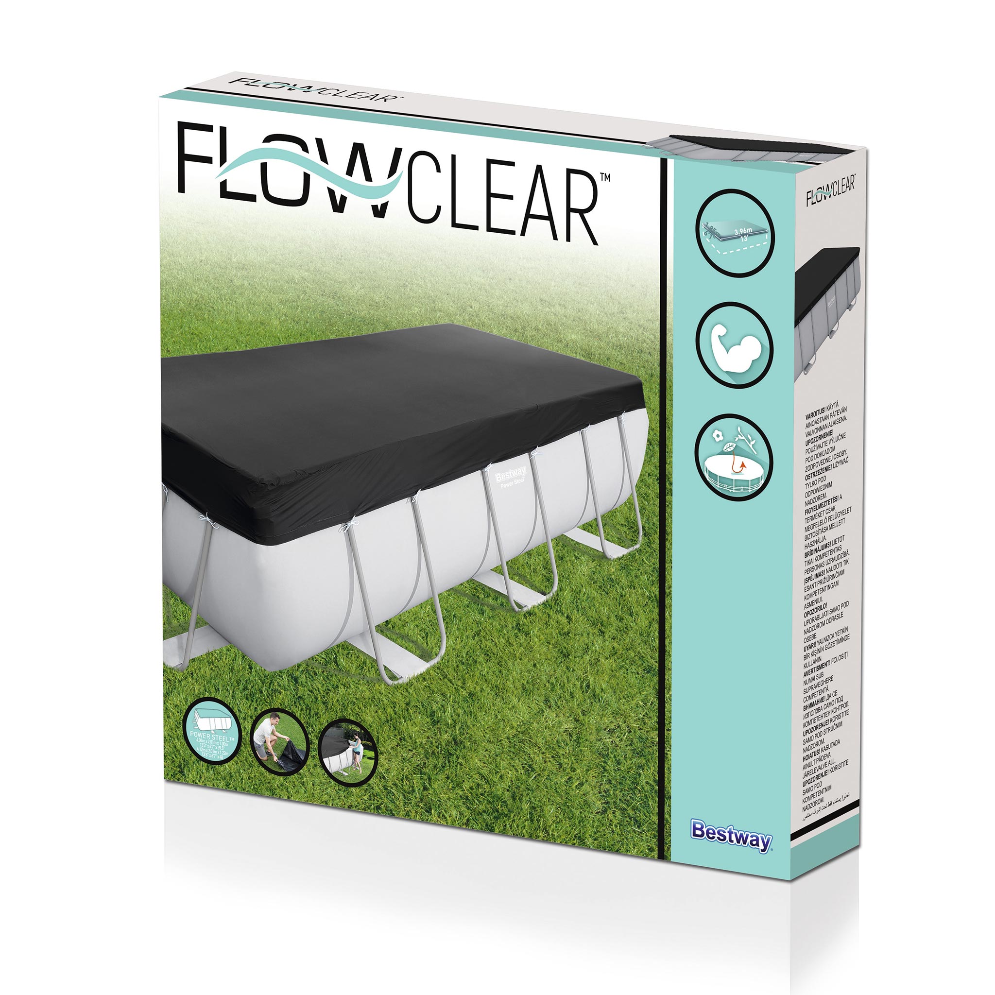 Bassengtrekk Bestway Flowclear 4,12 x 2,01 m