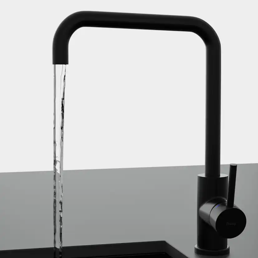 Kjøkkenbatteri Scandtap Steel Square Rustfritt stål