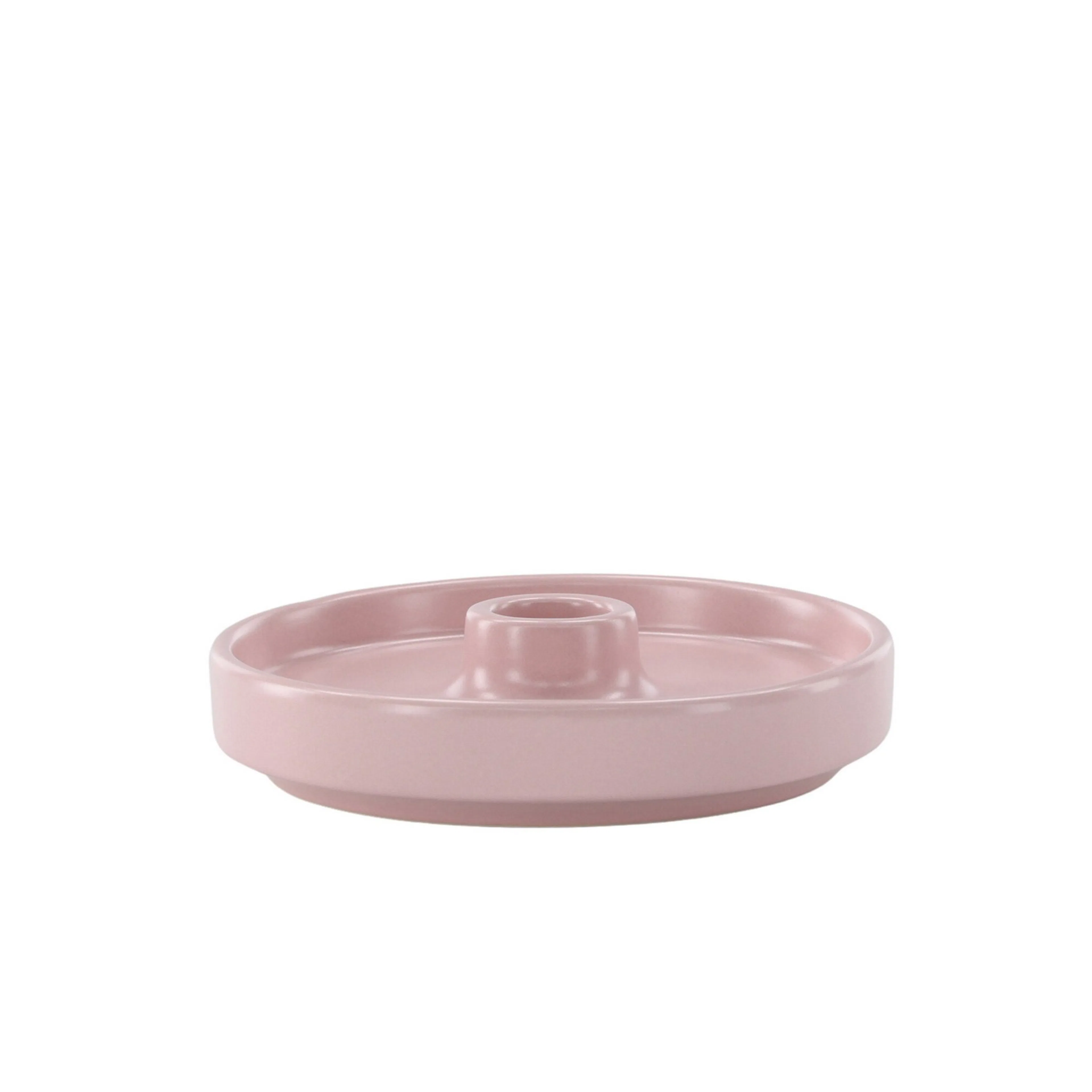 Bette Candlestick - Light Pink - W13*H4cm Lyserosa