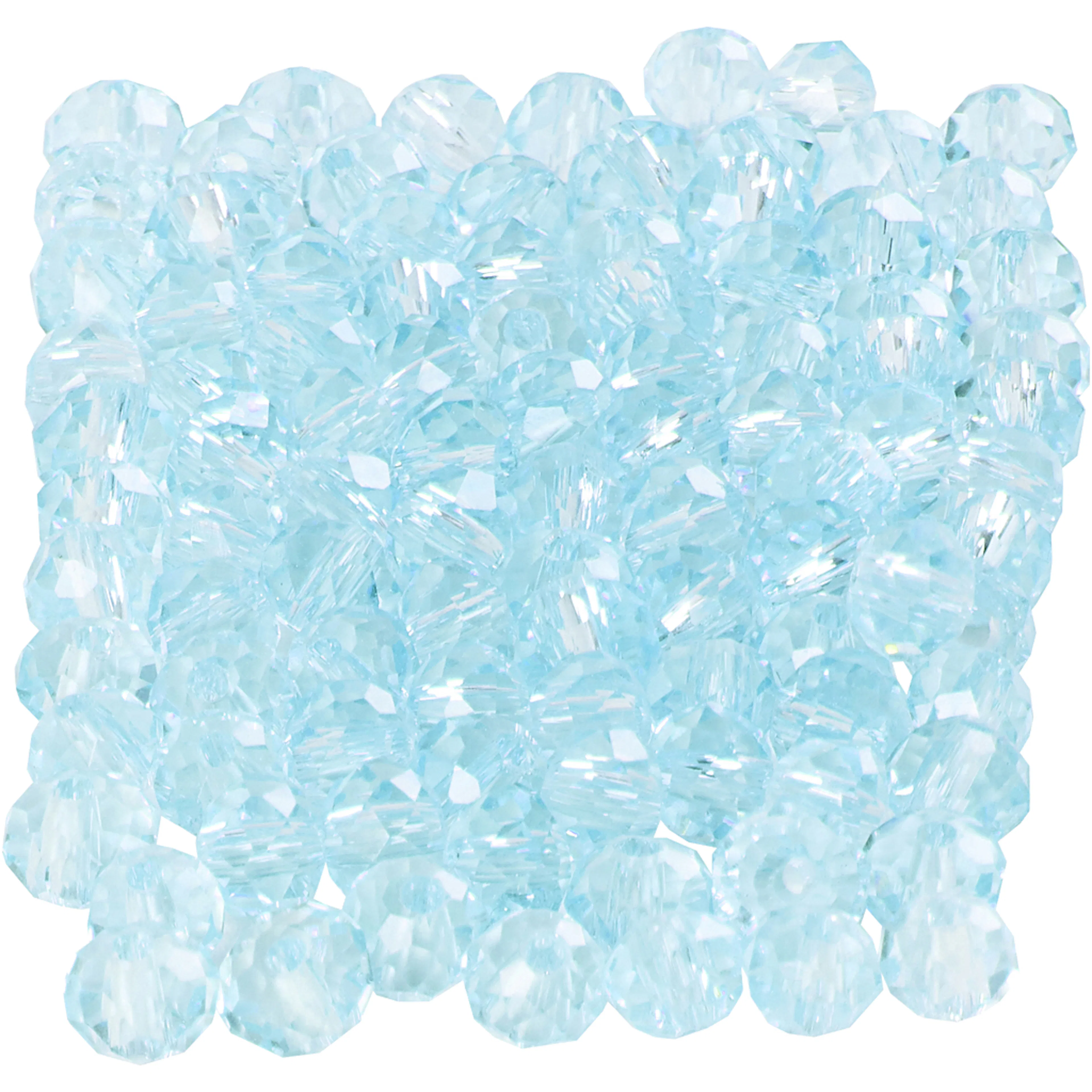 Facettperler Creativ Company Str 3x4 mm Hullstr 0,8 mm 100 stk/1 Pk
