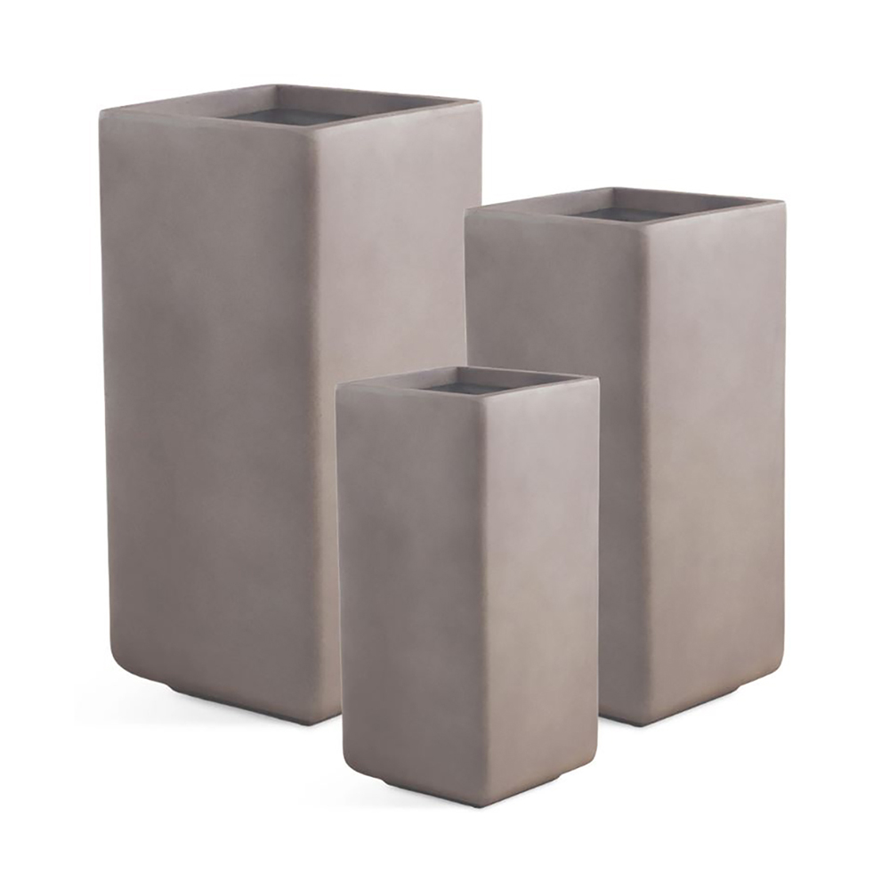 Krukke Lyfco Firkantet Høy Brun