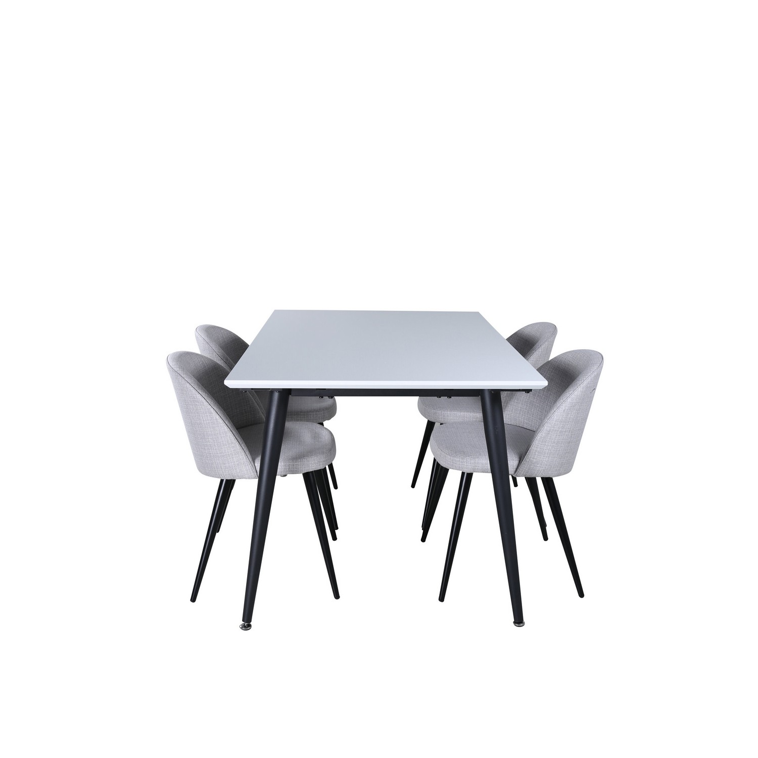 Spisegruppe Venture Home Jolie med 4 Valentina Stoler