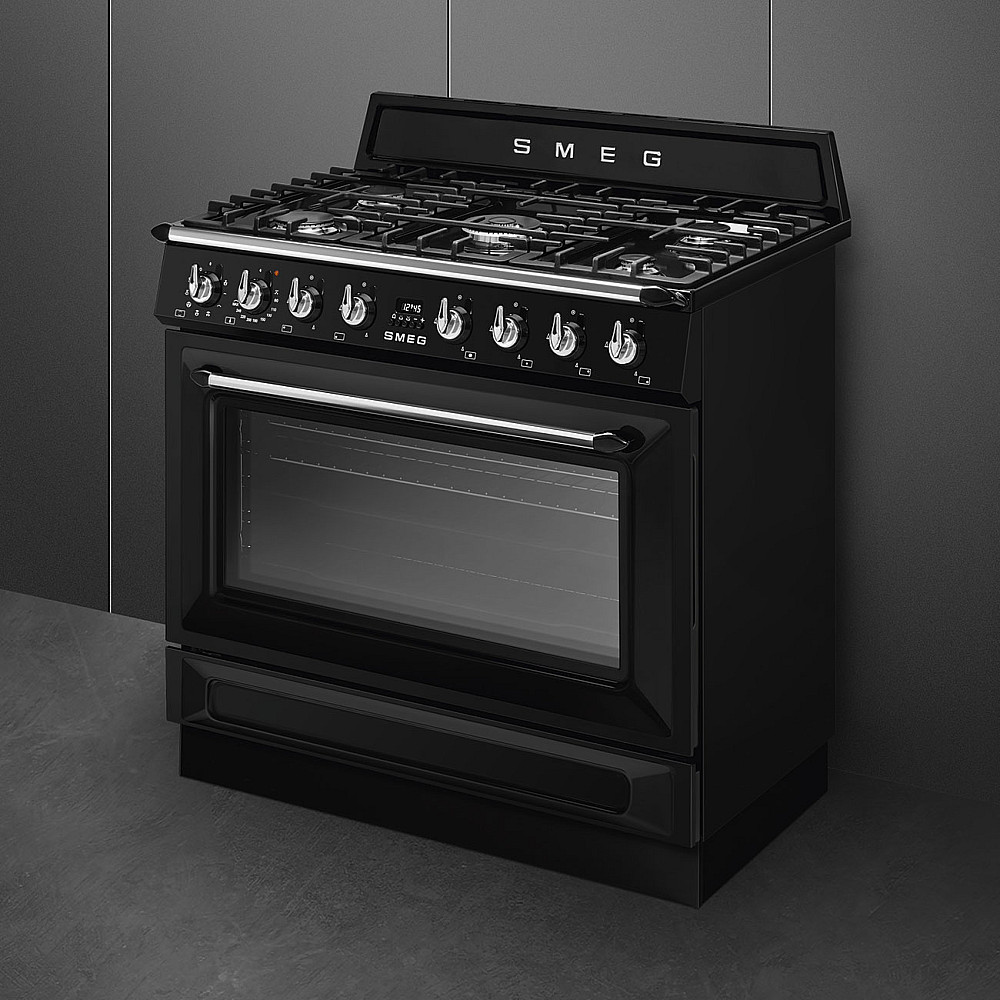 Gasskomfyr Smeg TR90GMBL