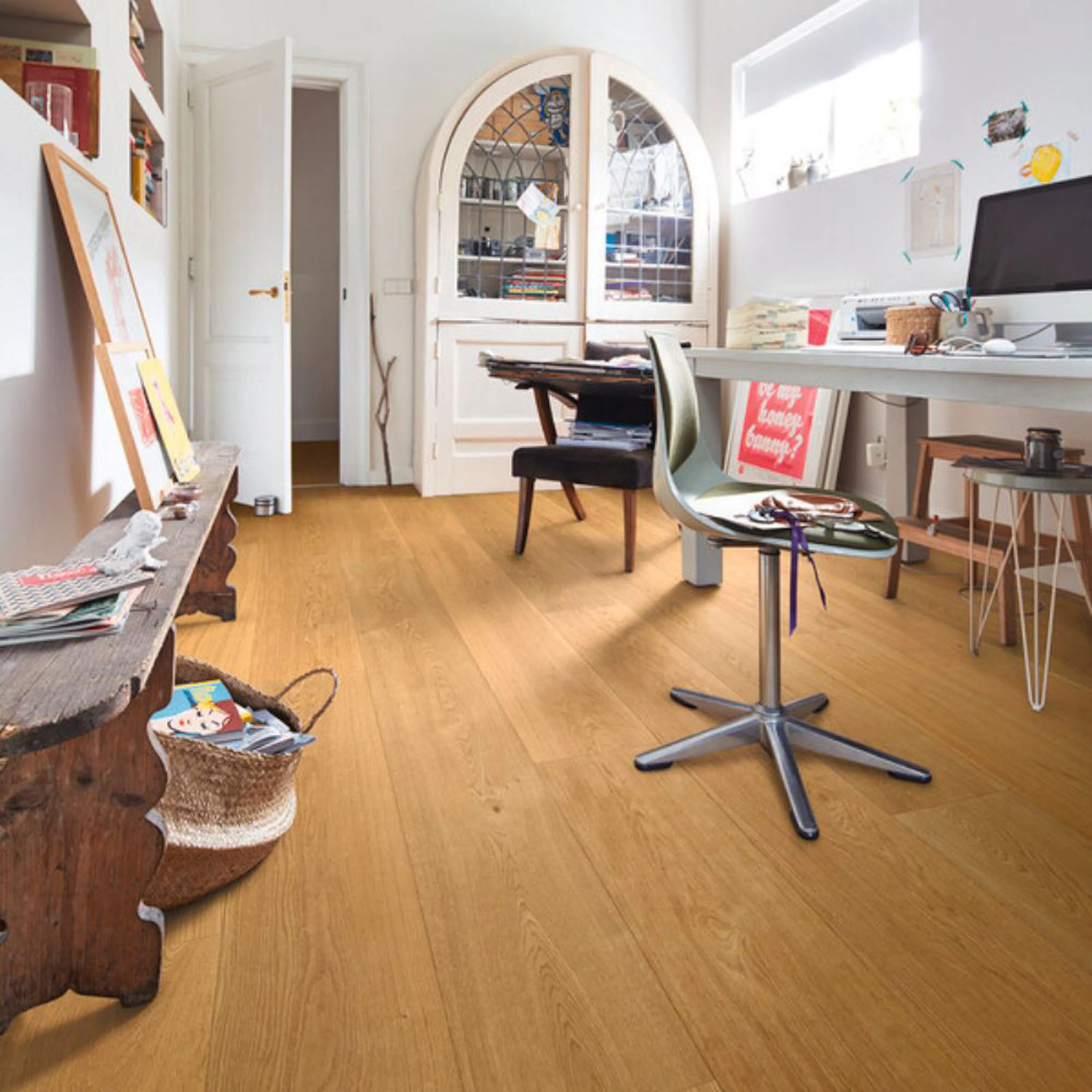 Trägolv HD 400 Natural oak 08907, Längd: 2200 mm