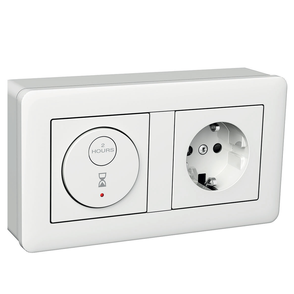 Timer Schneider Electric Exxact 2-polet 1-Veis